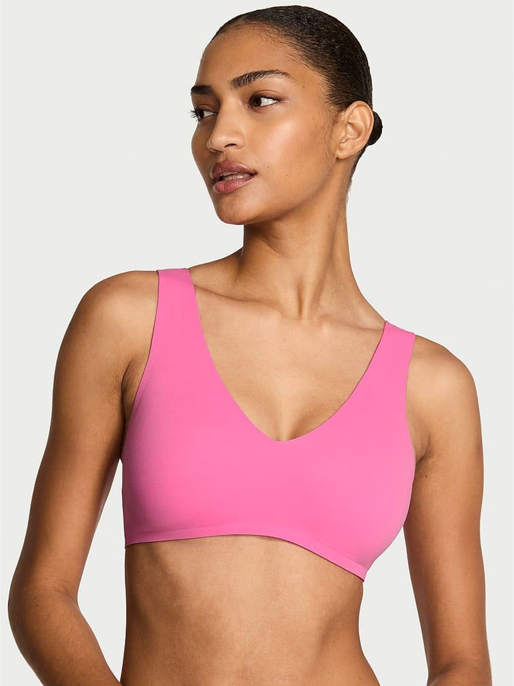 Rose Garden Pink Non Wired Lightly Lined Slumber Bra (W99079) | £36