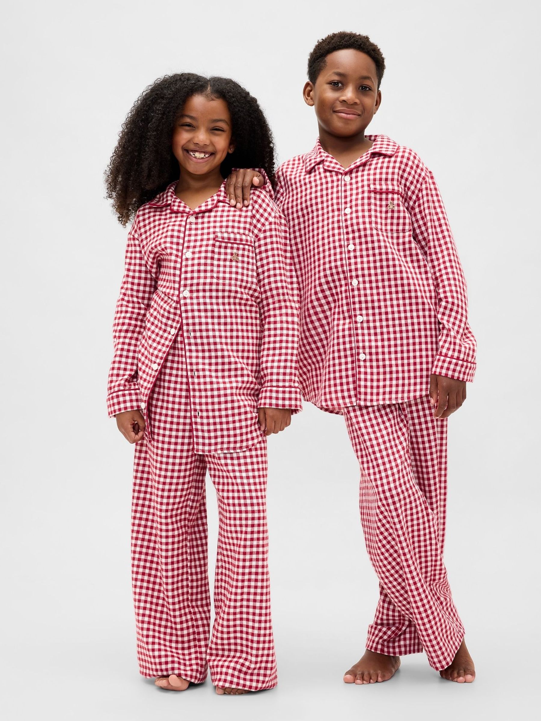 Red Flannel Pyjamas Set (Y00000) | £35