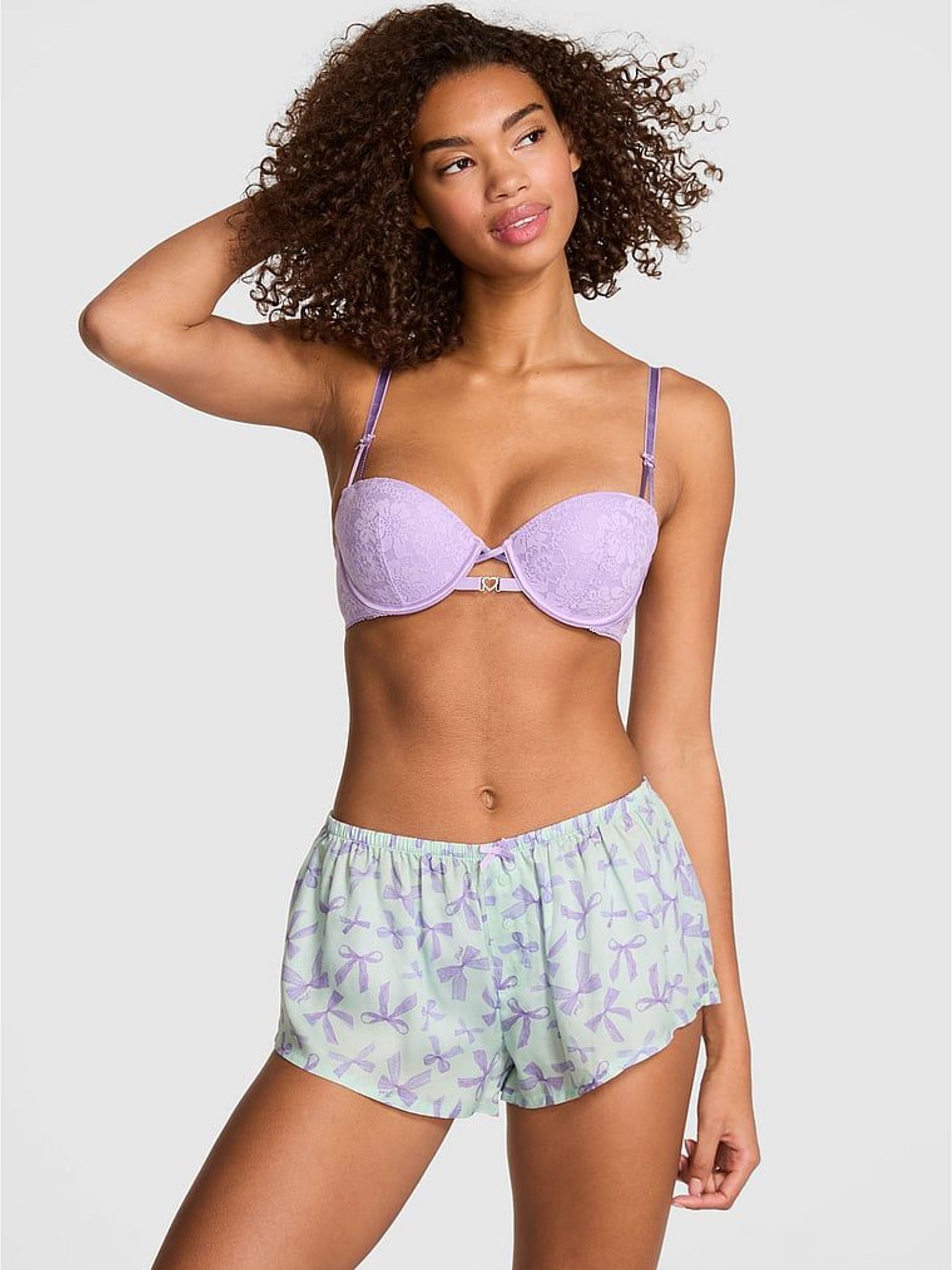 Mint Green Micro Pyjama Bottoms (Y01562) | £20