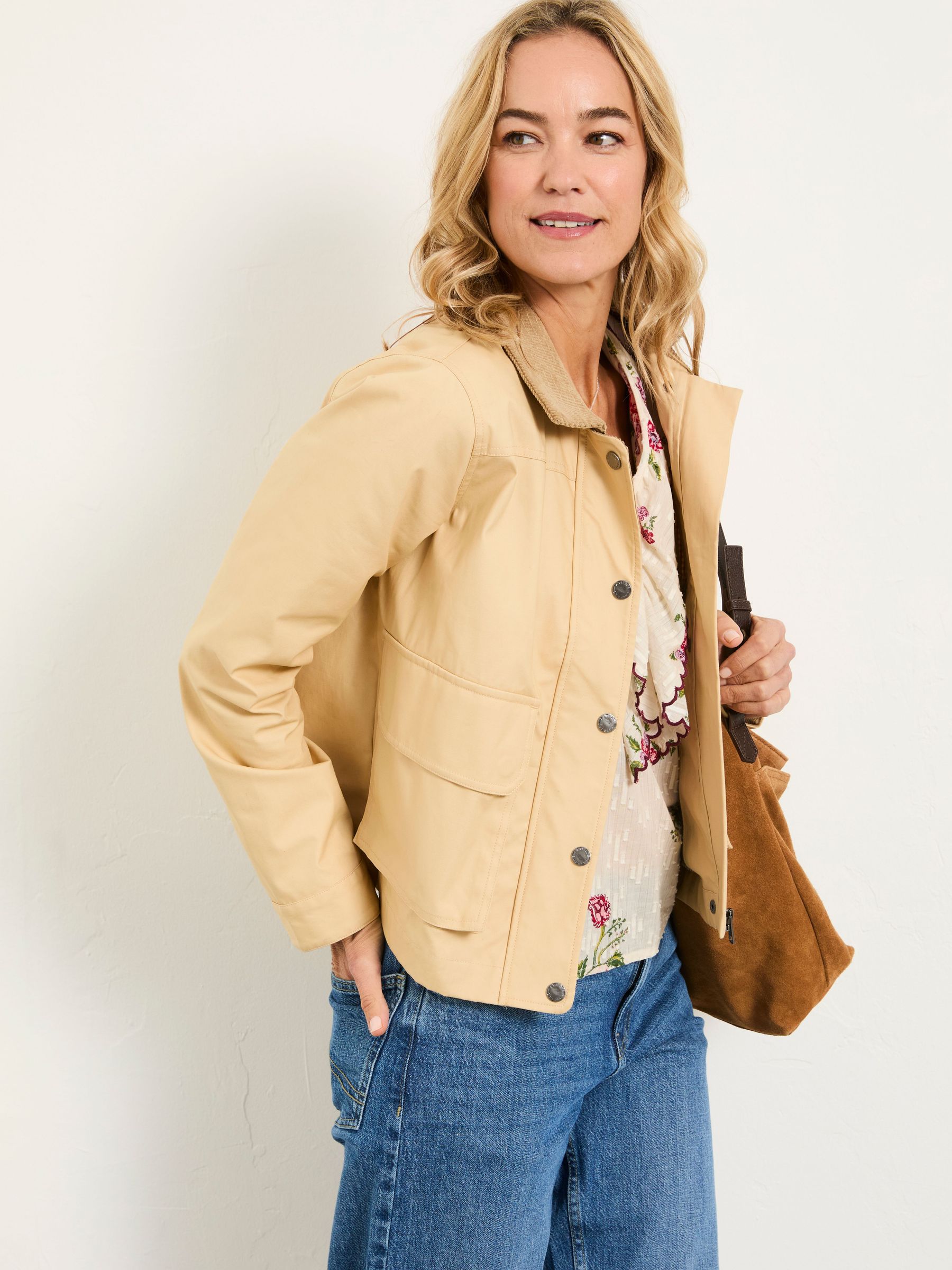Harriet Stone Crop Wax Jacket (Y05276) | £89