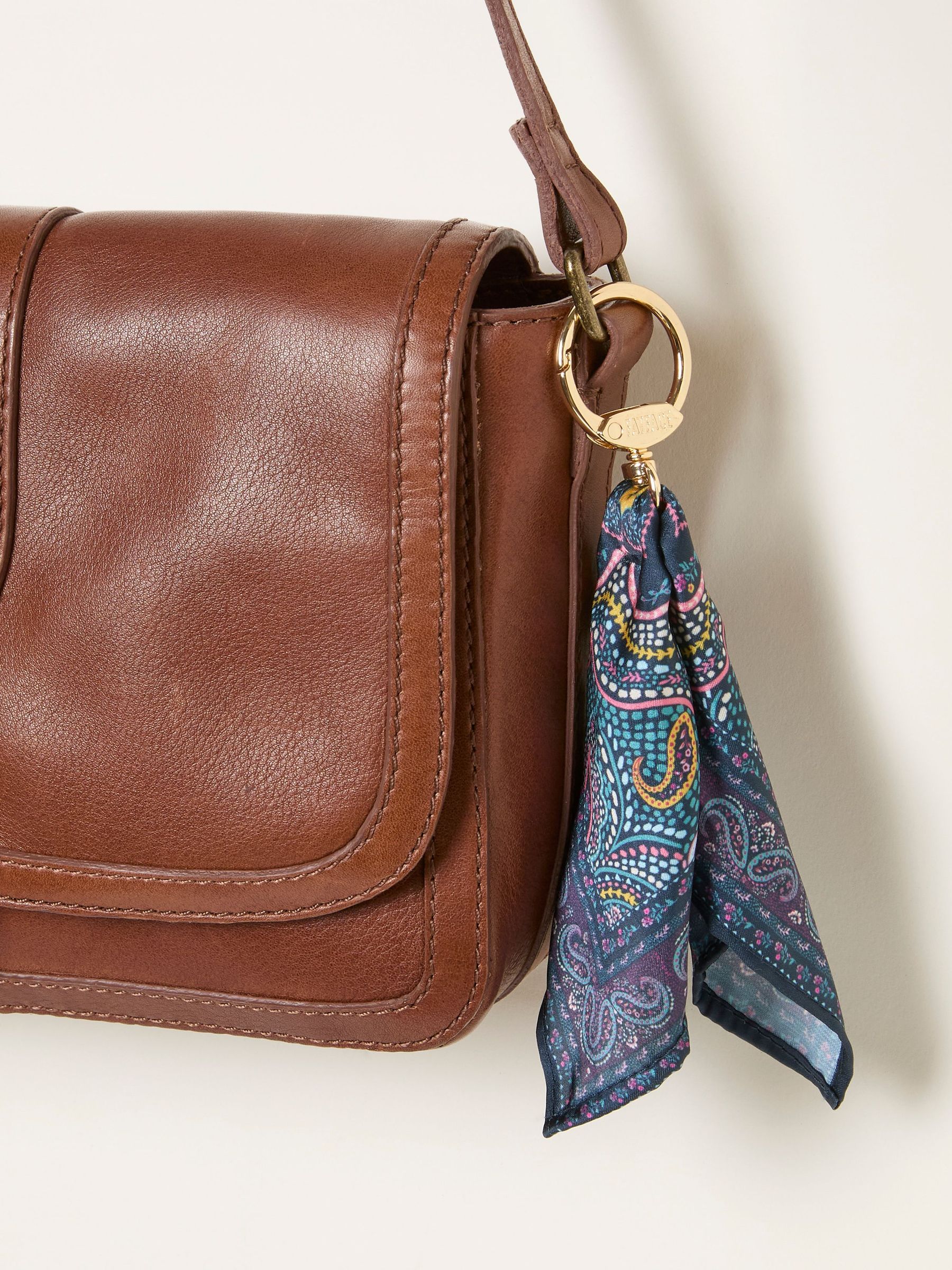 Navy Blue Mosaic Satin Charm (Y06033) | £10.50