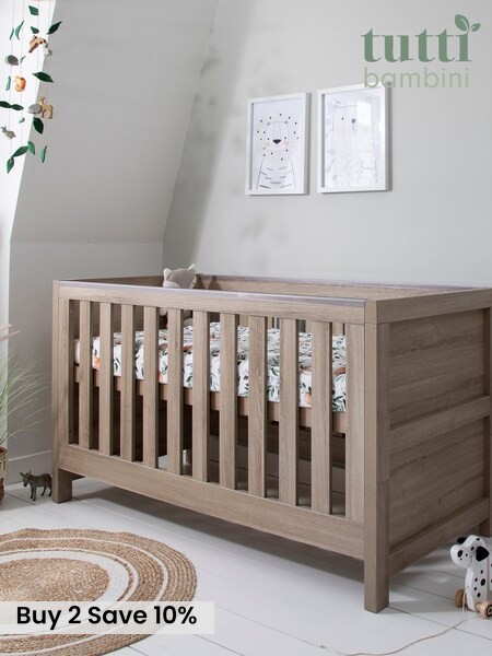 Oak Modena 3 in 1 Cot Bed (Y07282) | £299