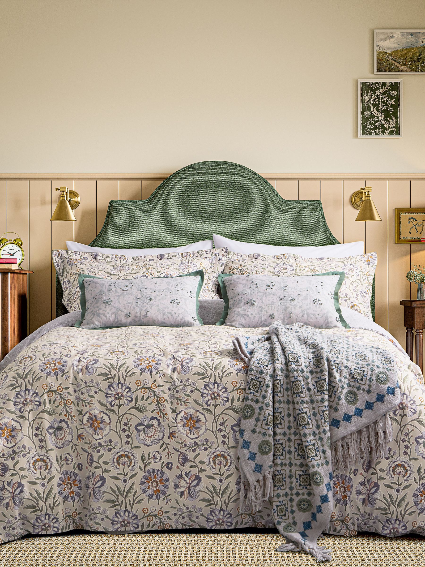 Multi Provence Floral Duvet Cover and Pillowcase Set (Y12877) | £45 - £85