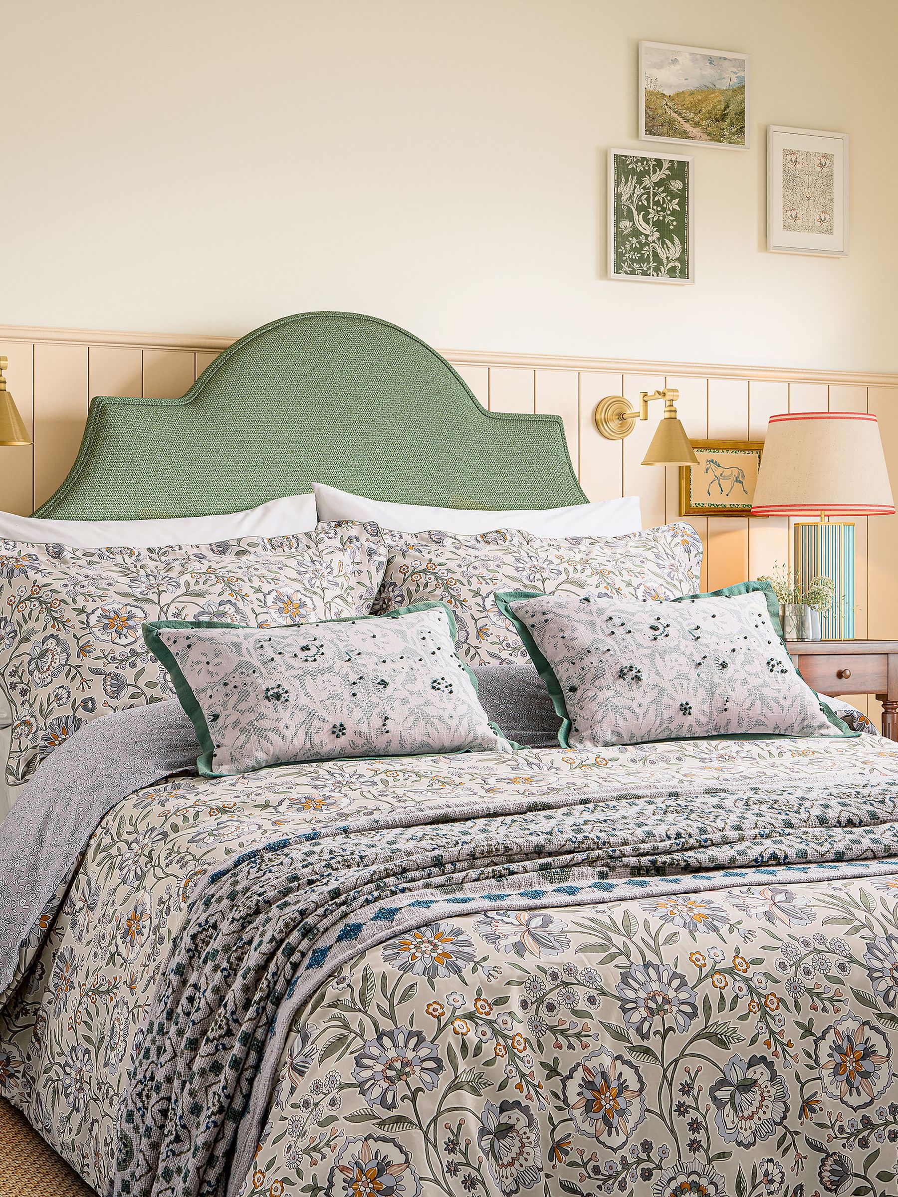 Cream Multi Provence Cushion (Y12883) | £35