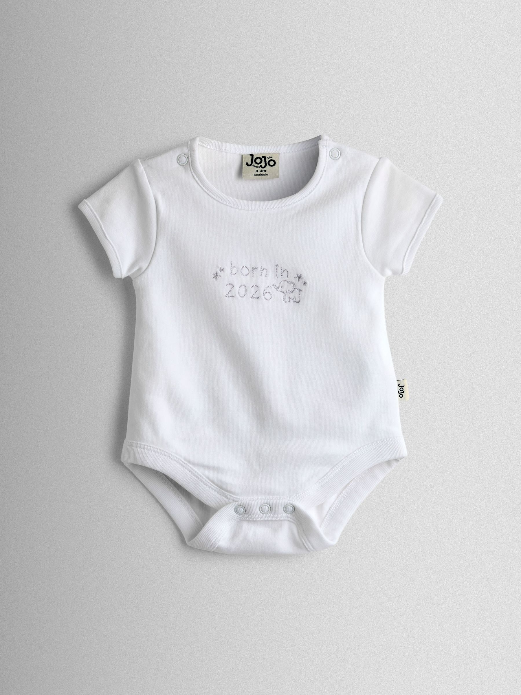 White Born in 2026 Body (Y18844) | £12
