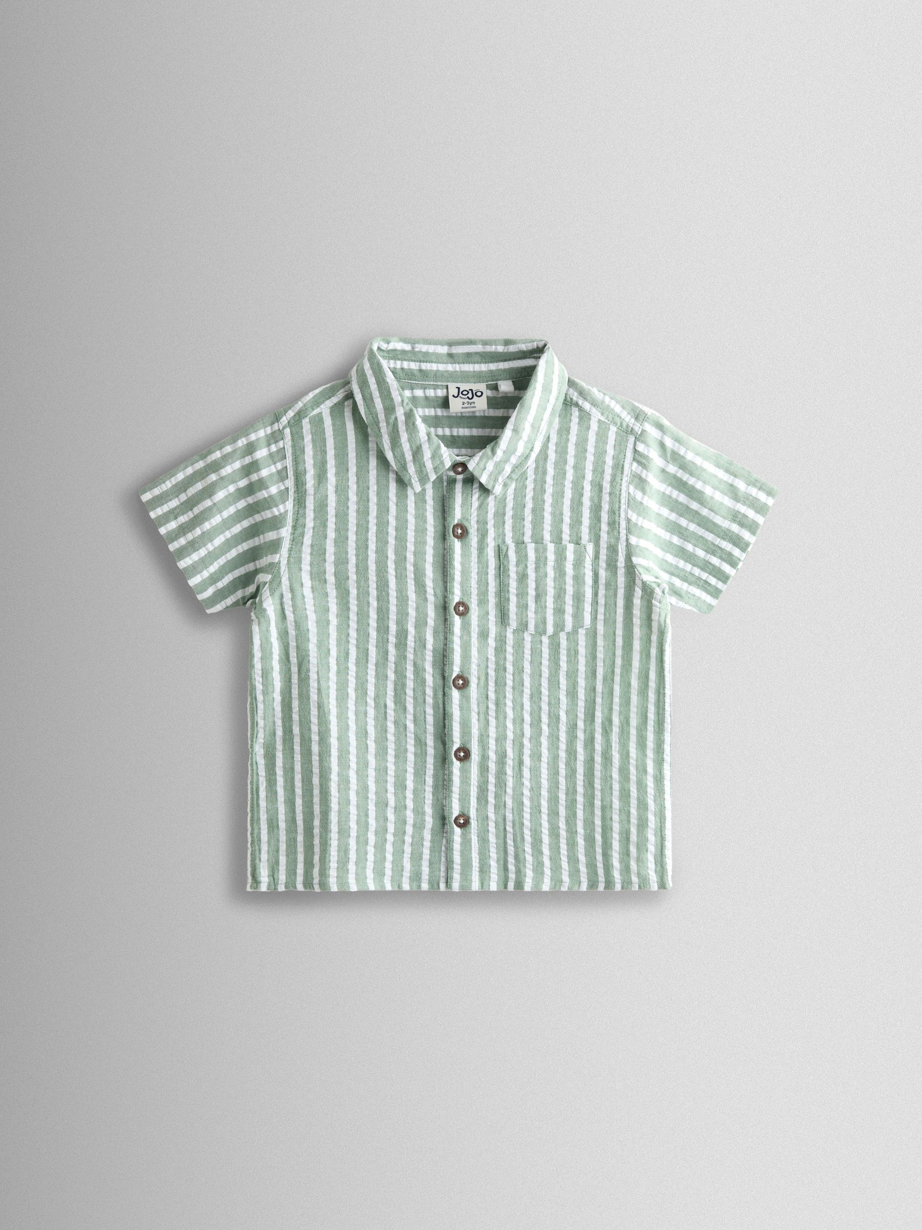 Green Striped Shirt (Y23394) | £22 - £25