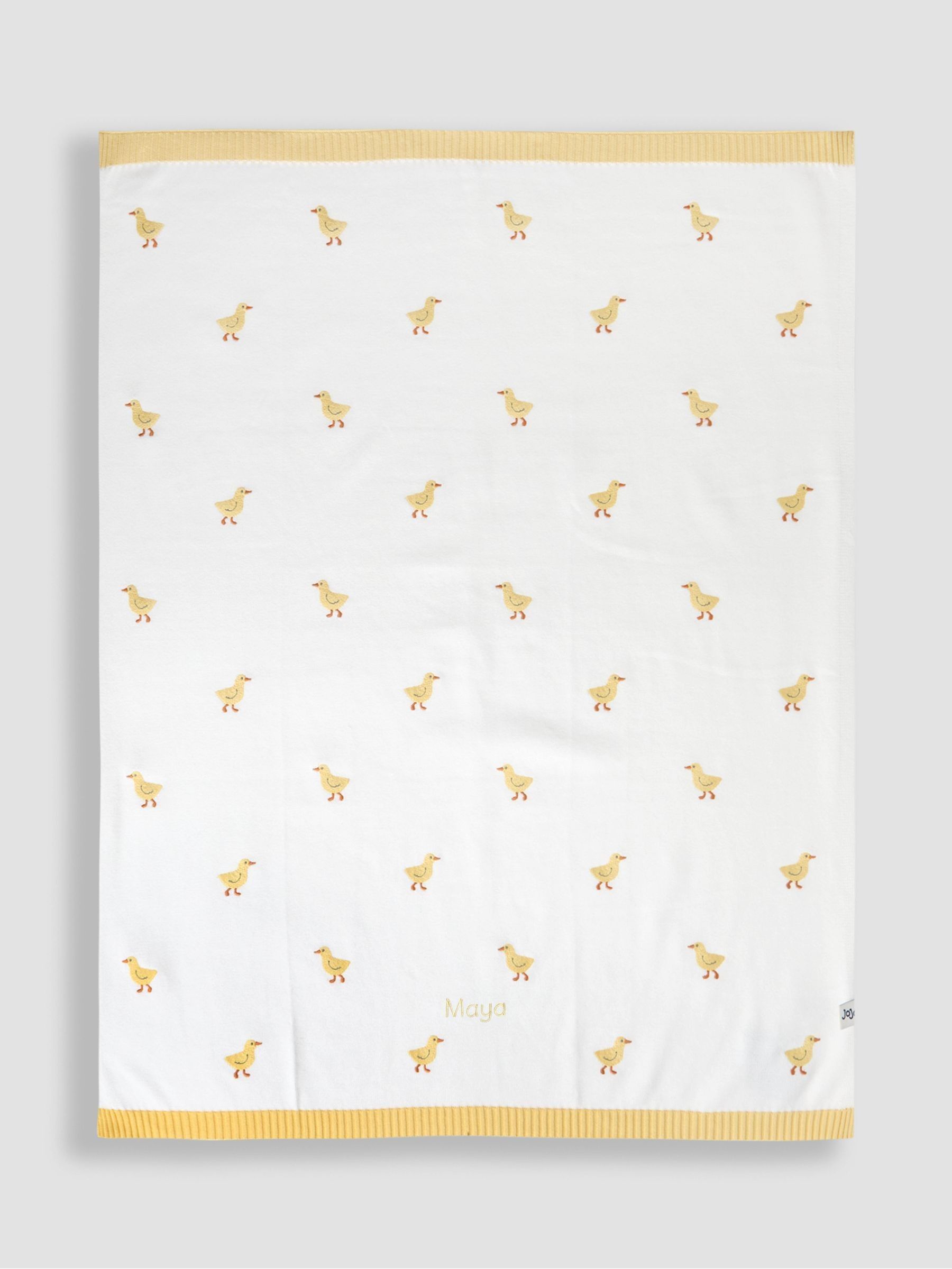 Duck Personalised Embroidered Shawl (Y23906) | £34