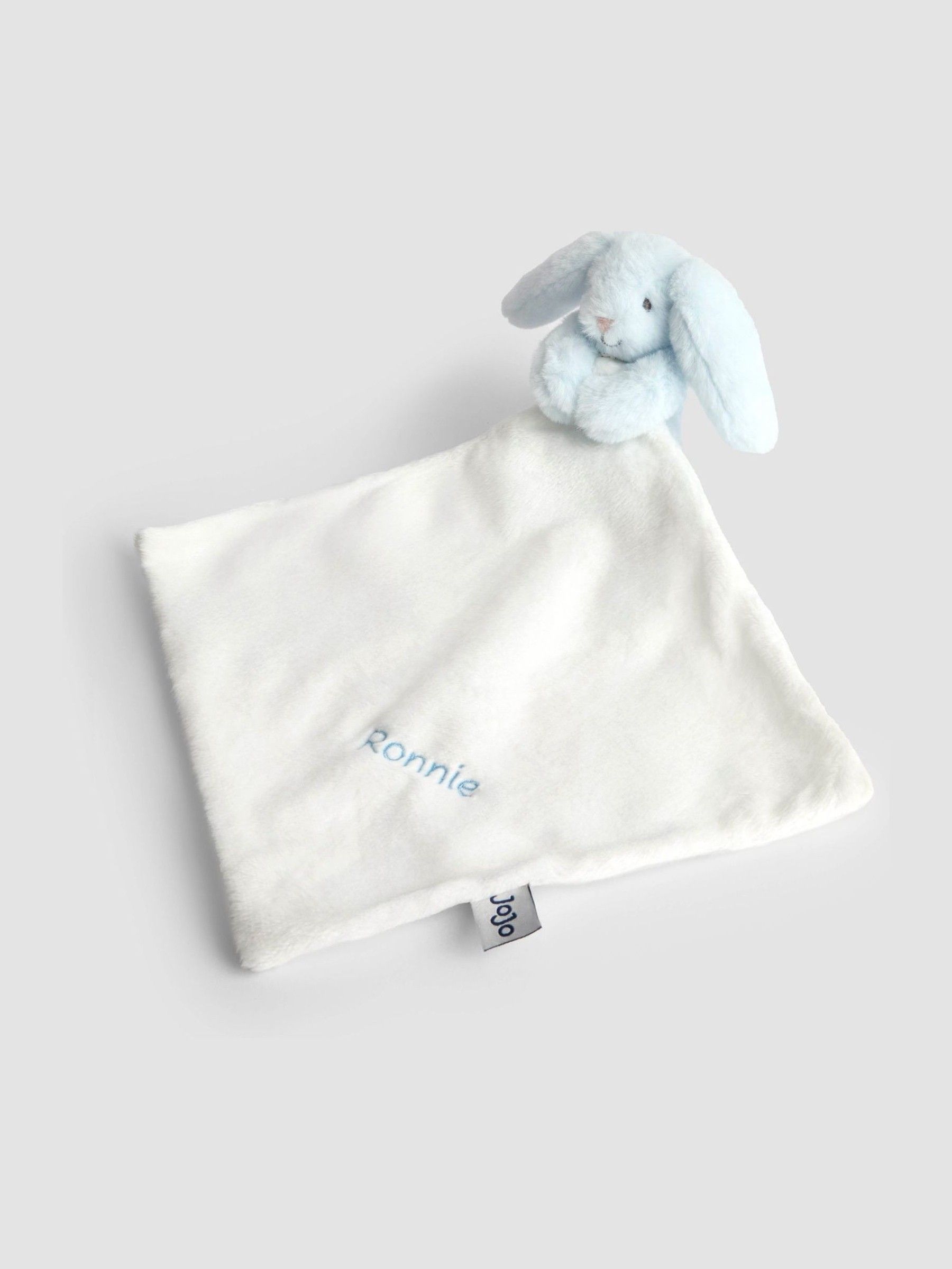 Blue Benny Bunny Personalised Comforter (Y23929) | £20