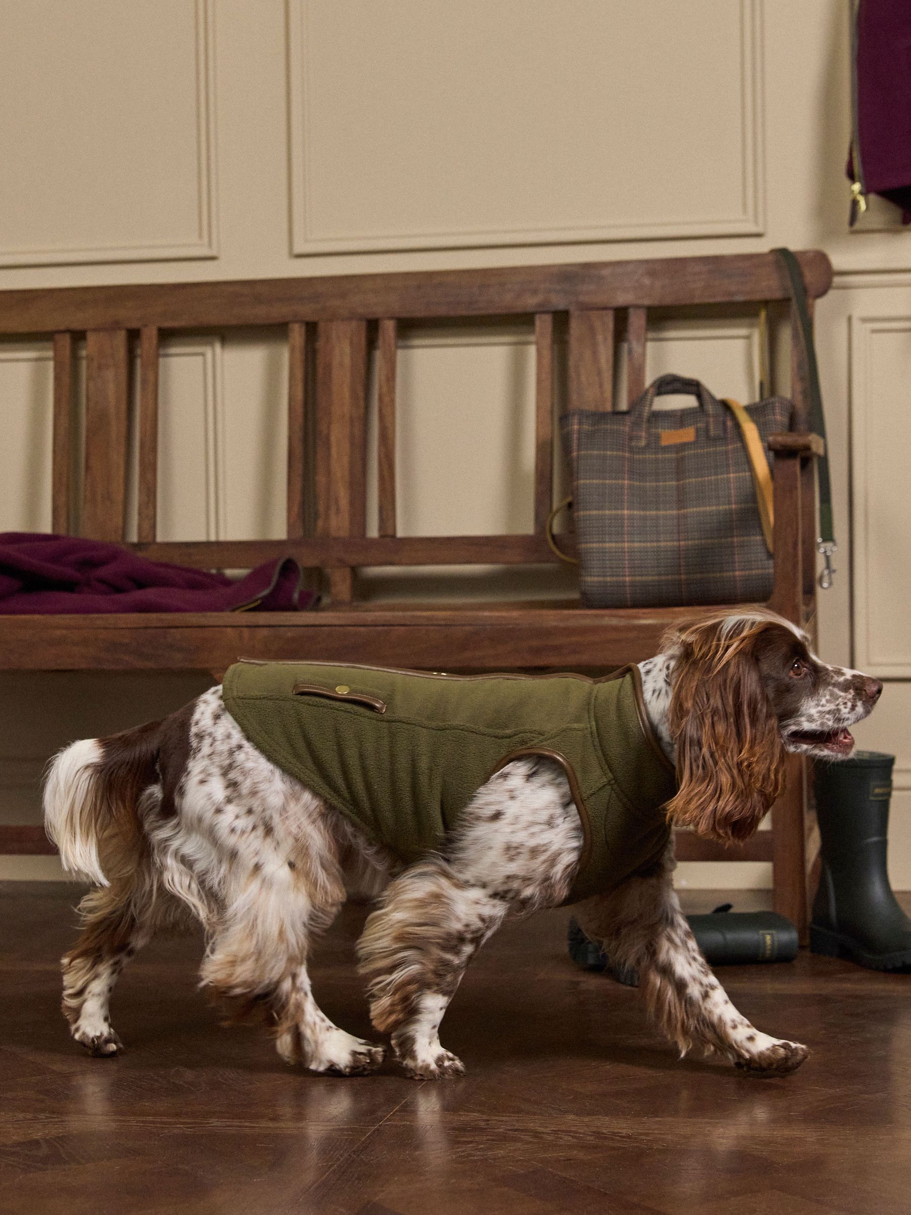 Khaki Heritage Dog Fleece (Y24058) | £24 - £28