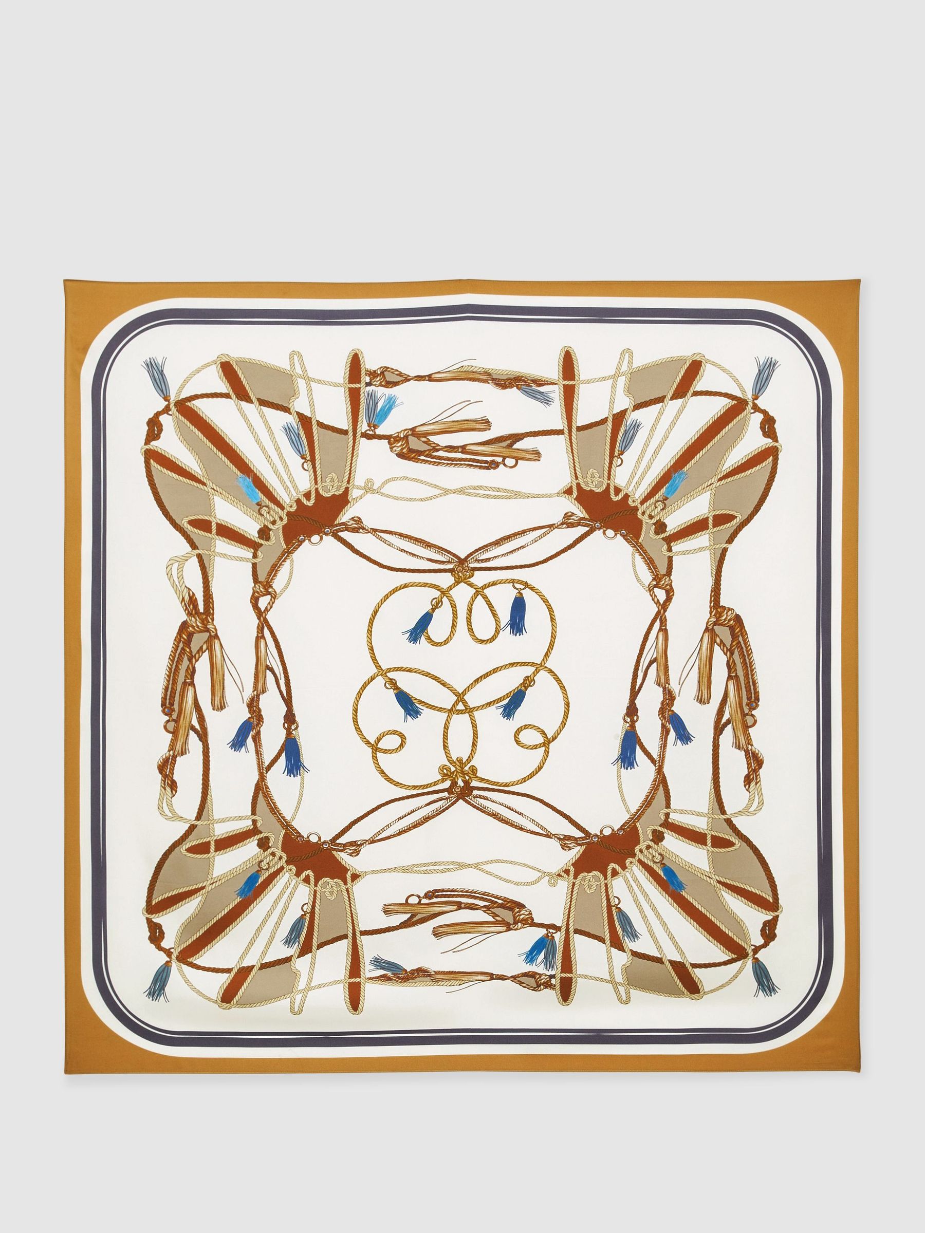 Silk Printed Scarf in Multi (Y25164) | £88