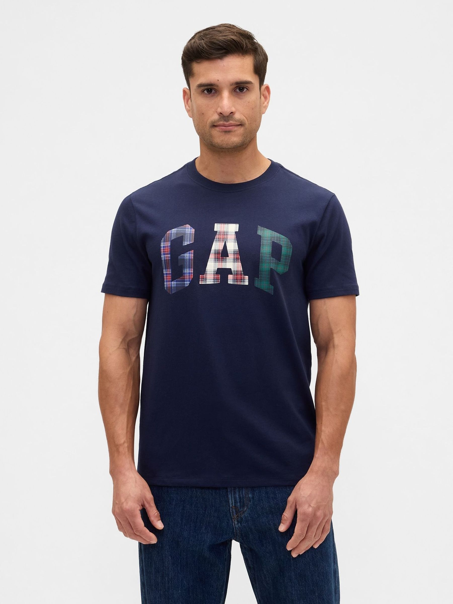 Navy Blue Everyday Soft Logo T-Shirt (Y25313) | £14