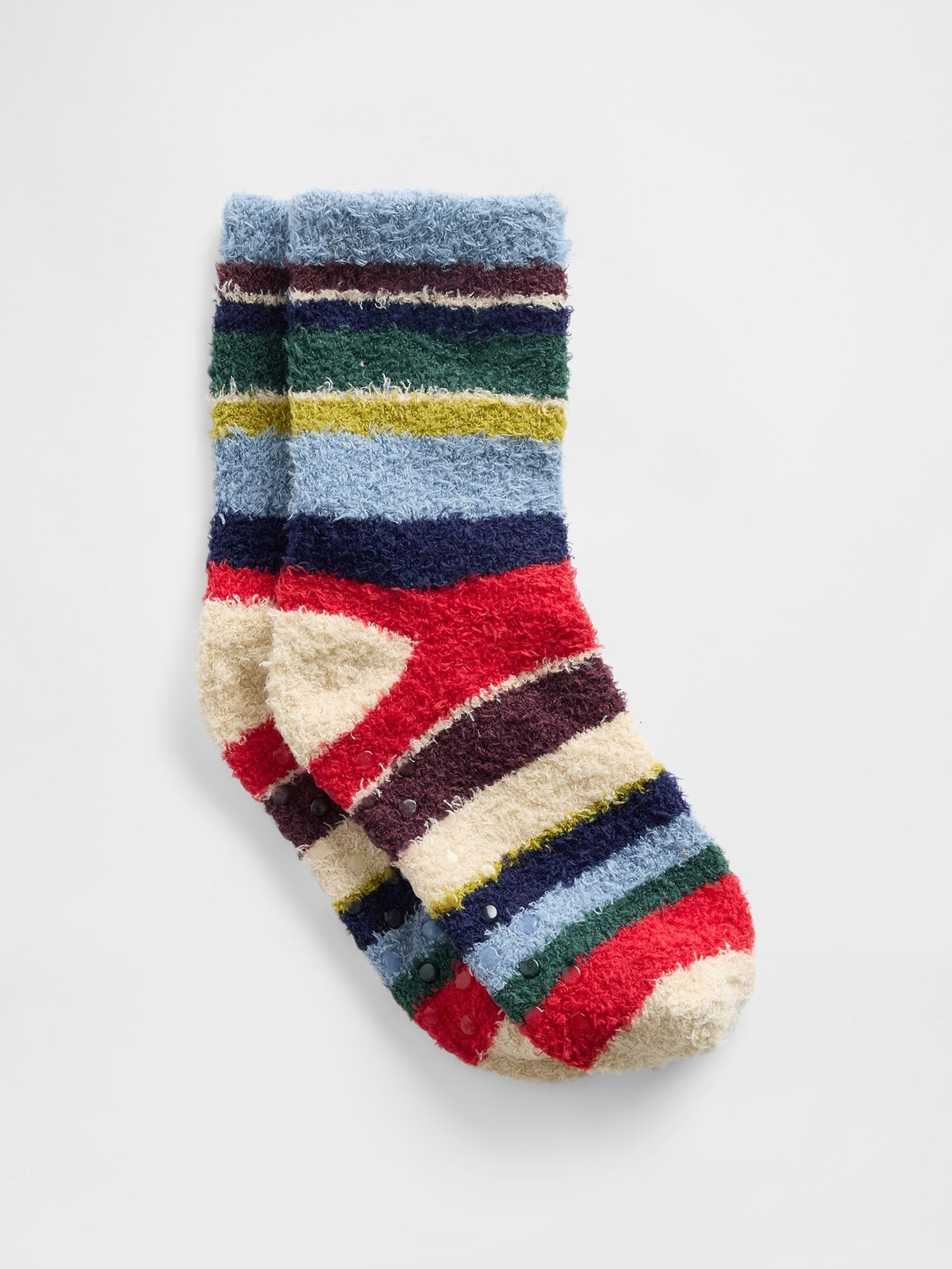 Multi Stripe Cosy Stripe Socks (Y25347) | £4