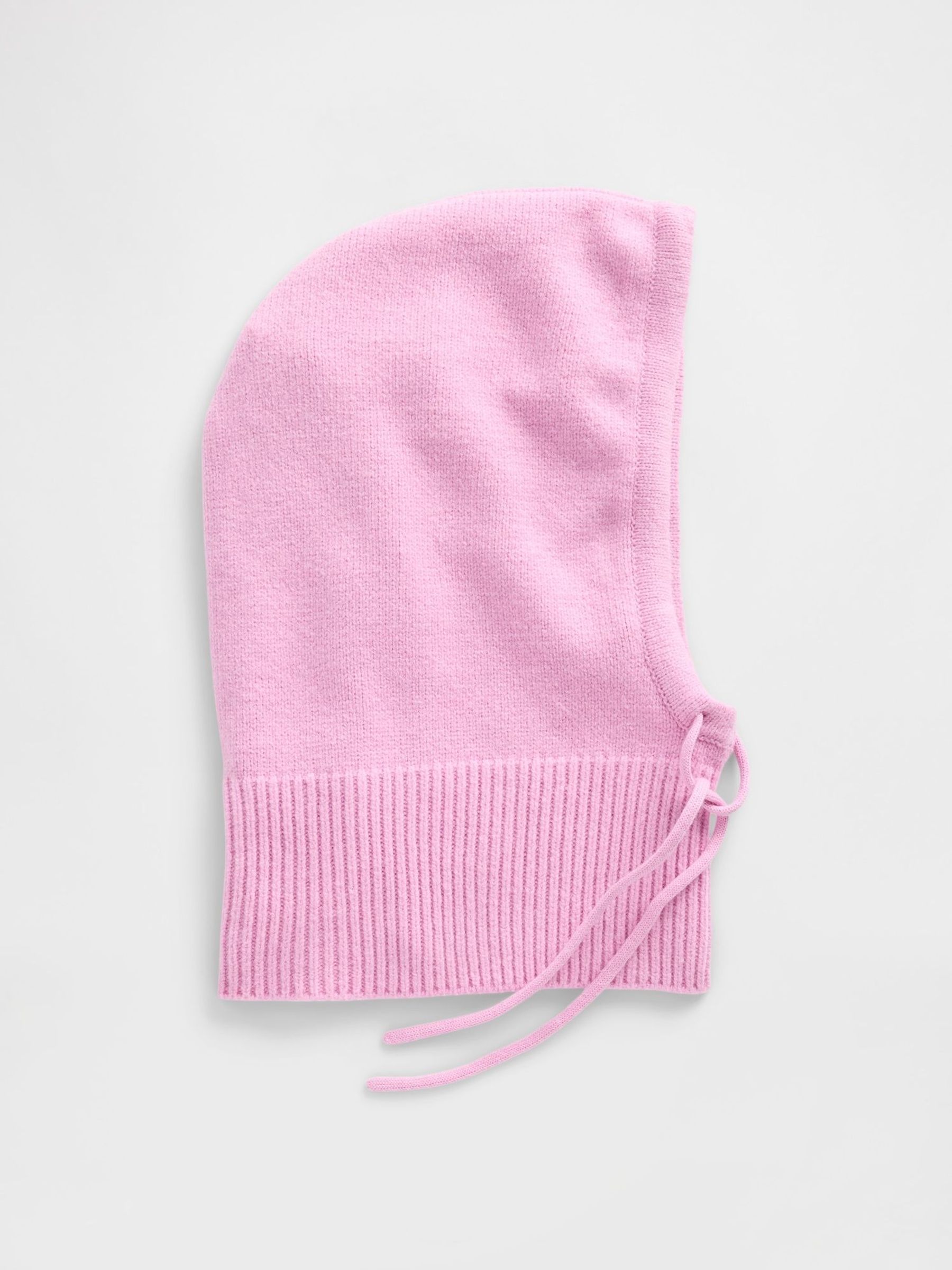 Pink CashSoft Drawcord Hood Hat (Y25362) | £30