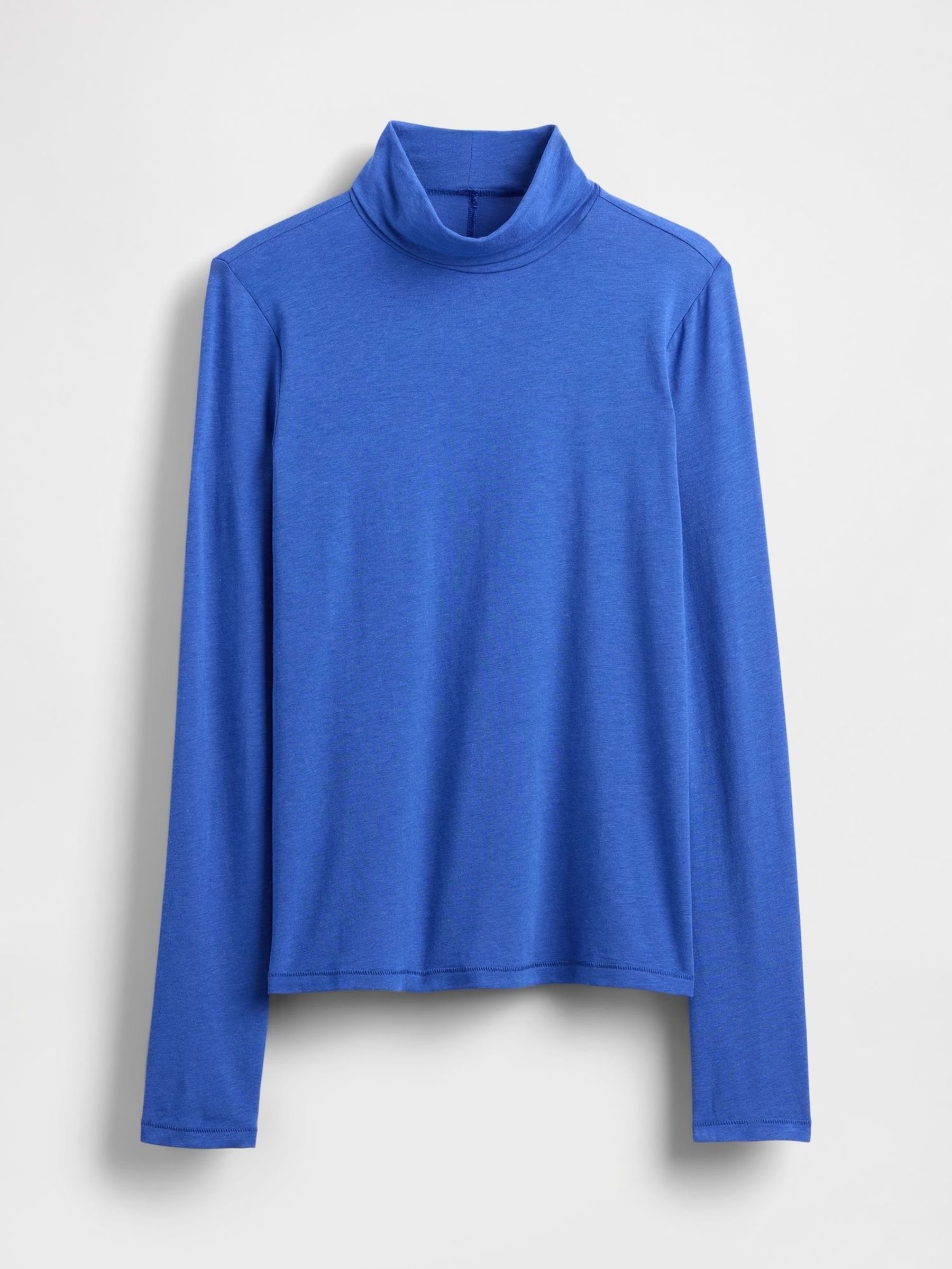 Blue Featherweight Turtleneck T-Shirt (Y25424) | £18