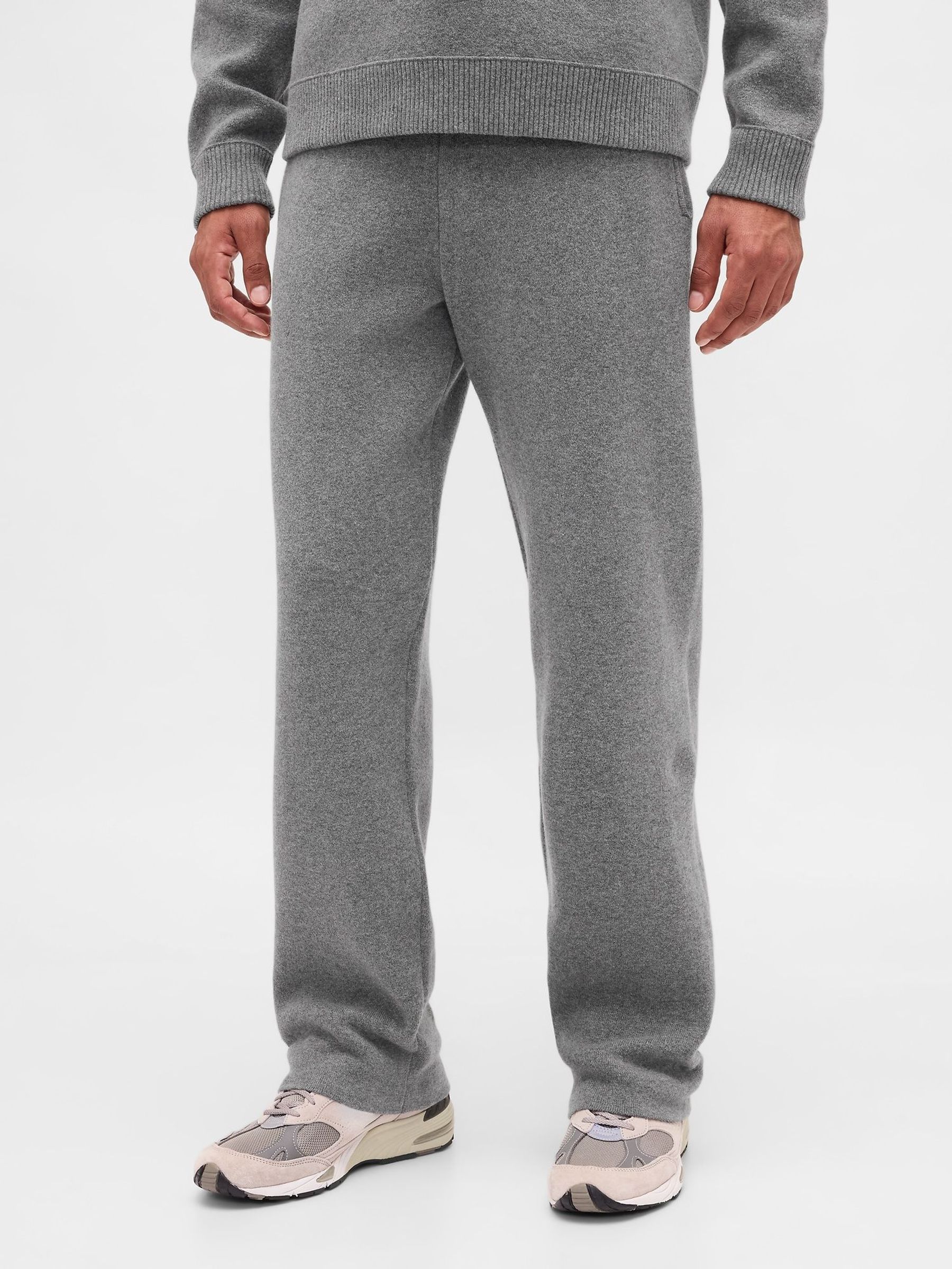 Grey Heavyweight CashSoft Joggers (Y25470) | £75