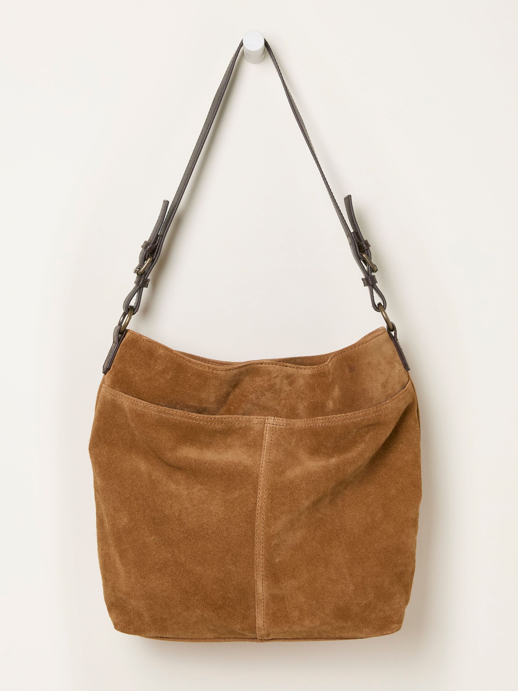 Molly Tan Brown Suede Shoulder Bag (Y26385) | £65.50