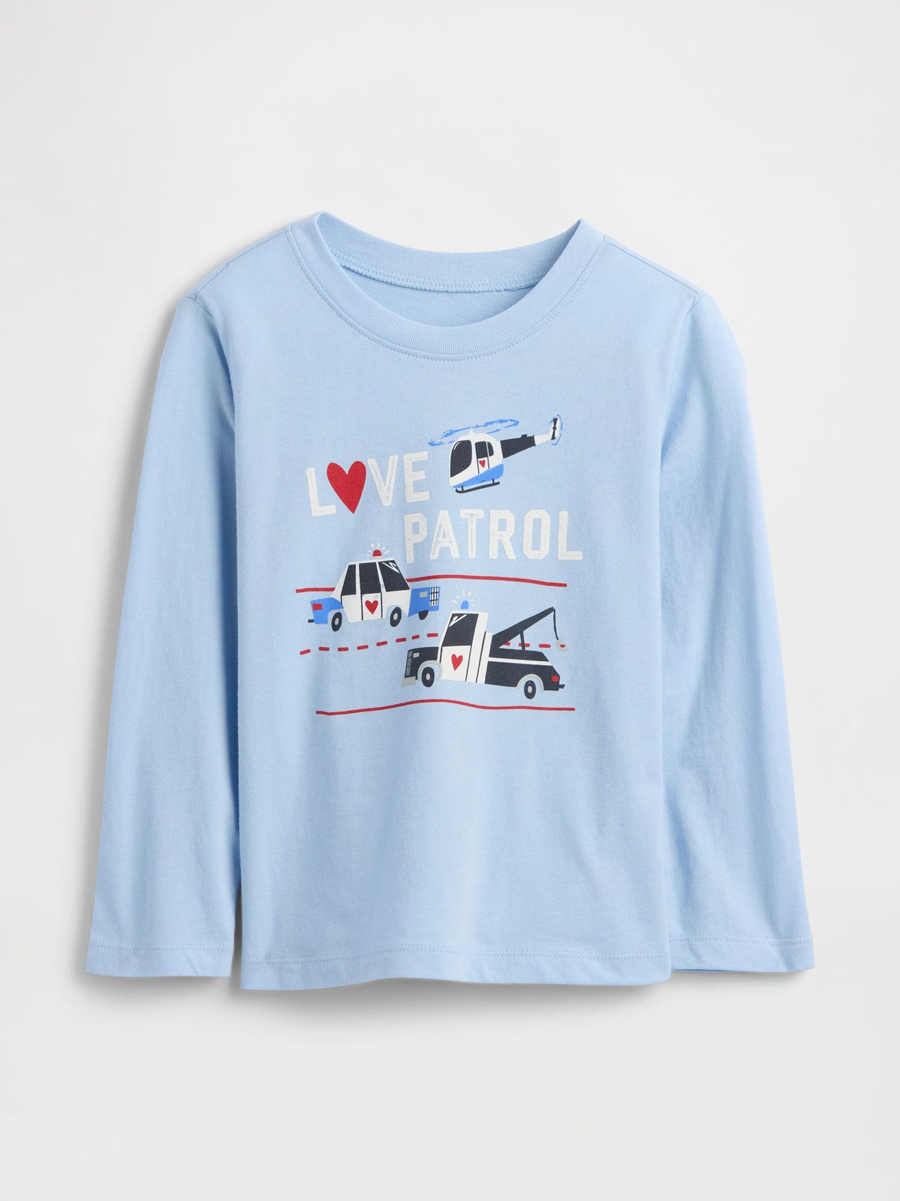 Blue Long Sleeve Graphic T-Shirt (Y28771) | £11