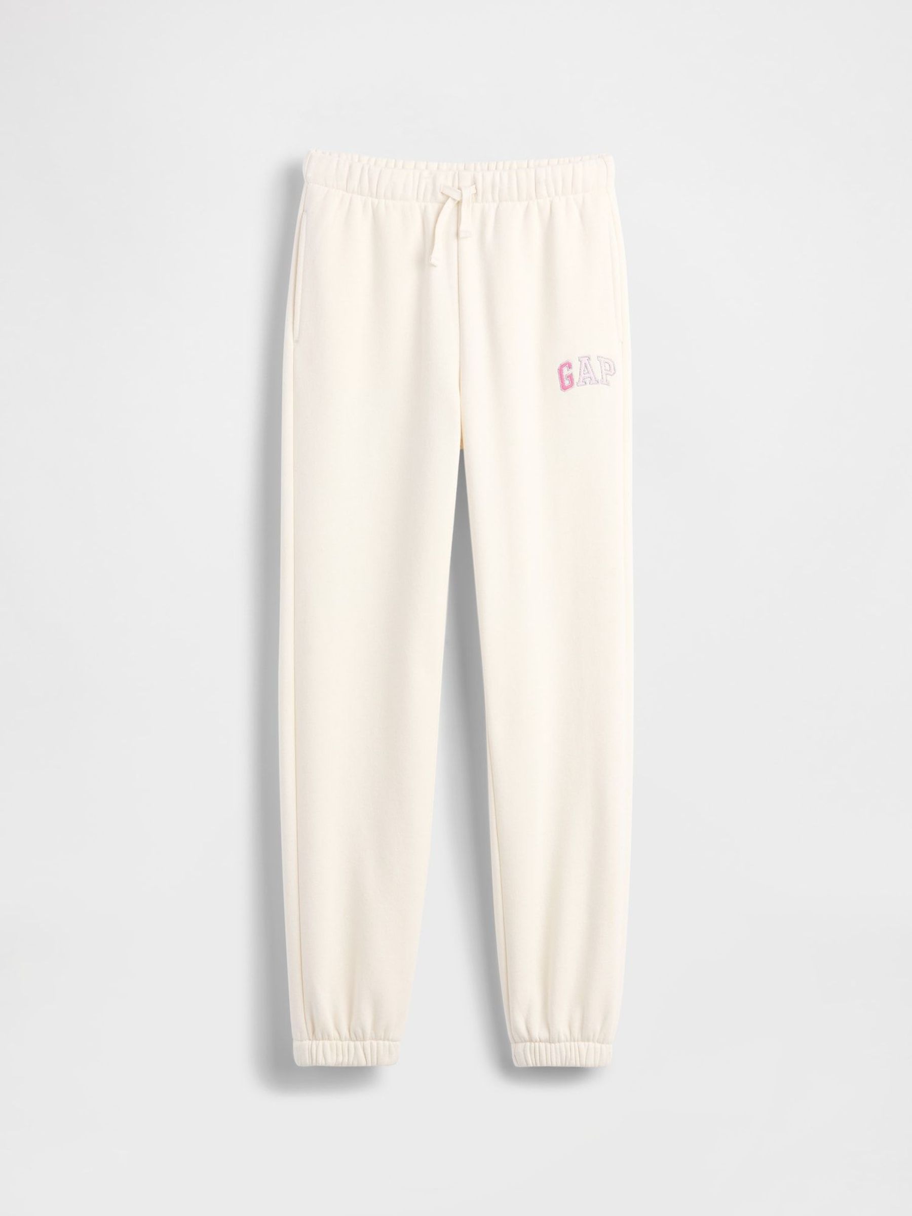White Relaxed Logo Joggers (Y28794) | £18