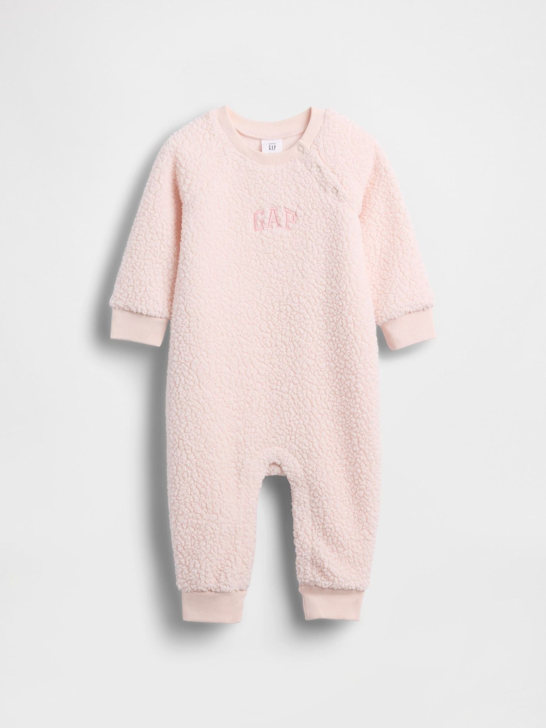 Pink Sherpa Logo One-Piece All-In-One (0-24mths) (Y29430) | £25