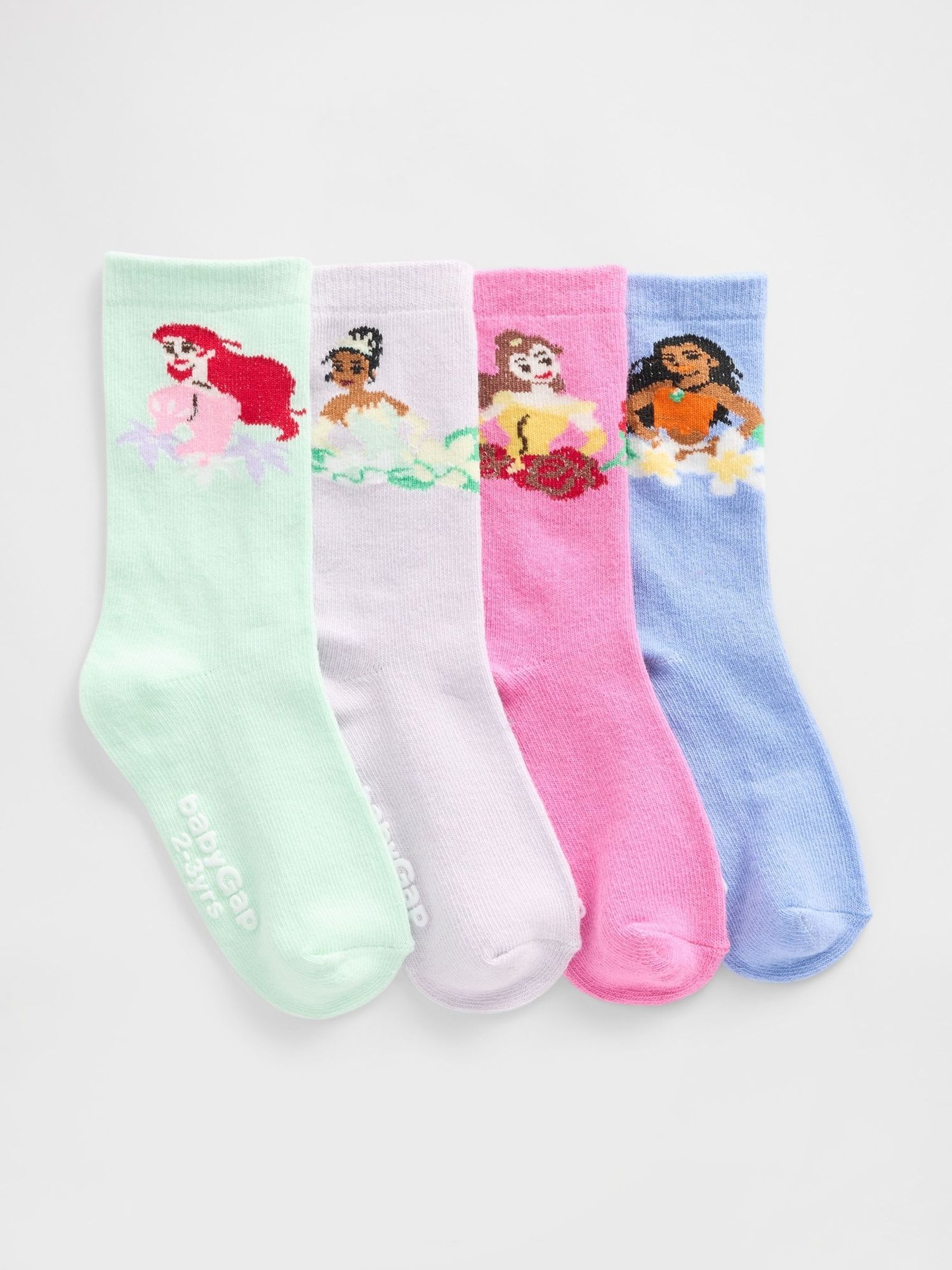 Multi Disney Crew Socks 4 Pack (Y29432) | £8