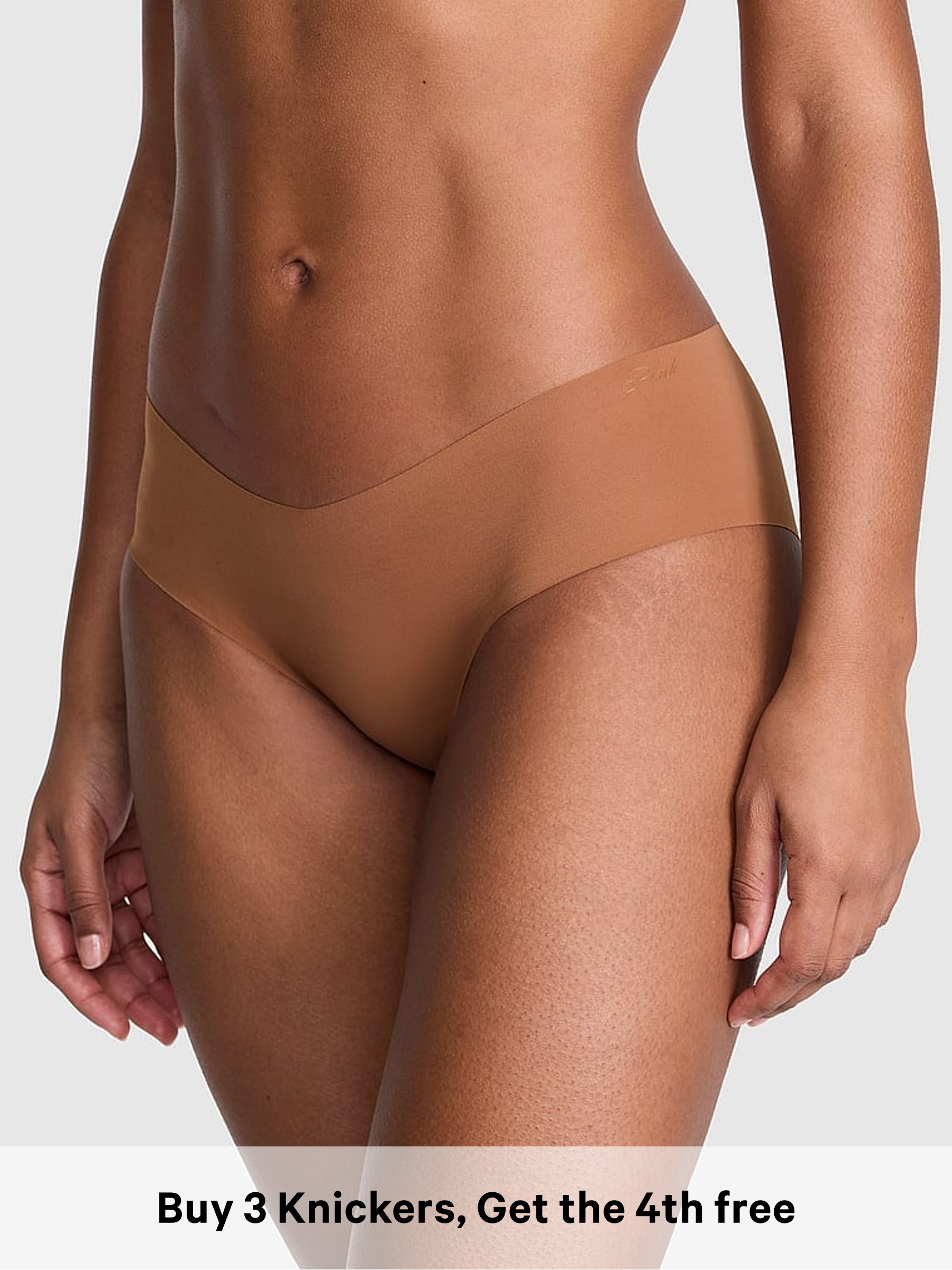Caramel Nude - Cheeky No Show Knickers