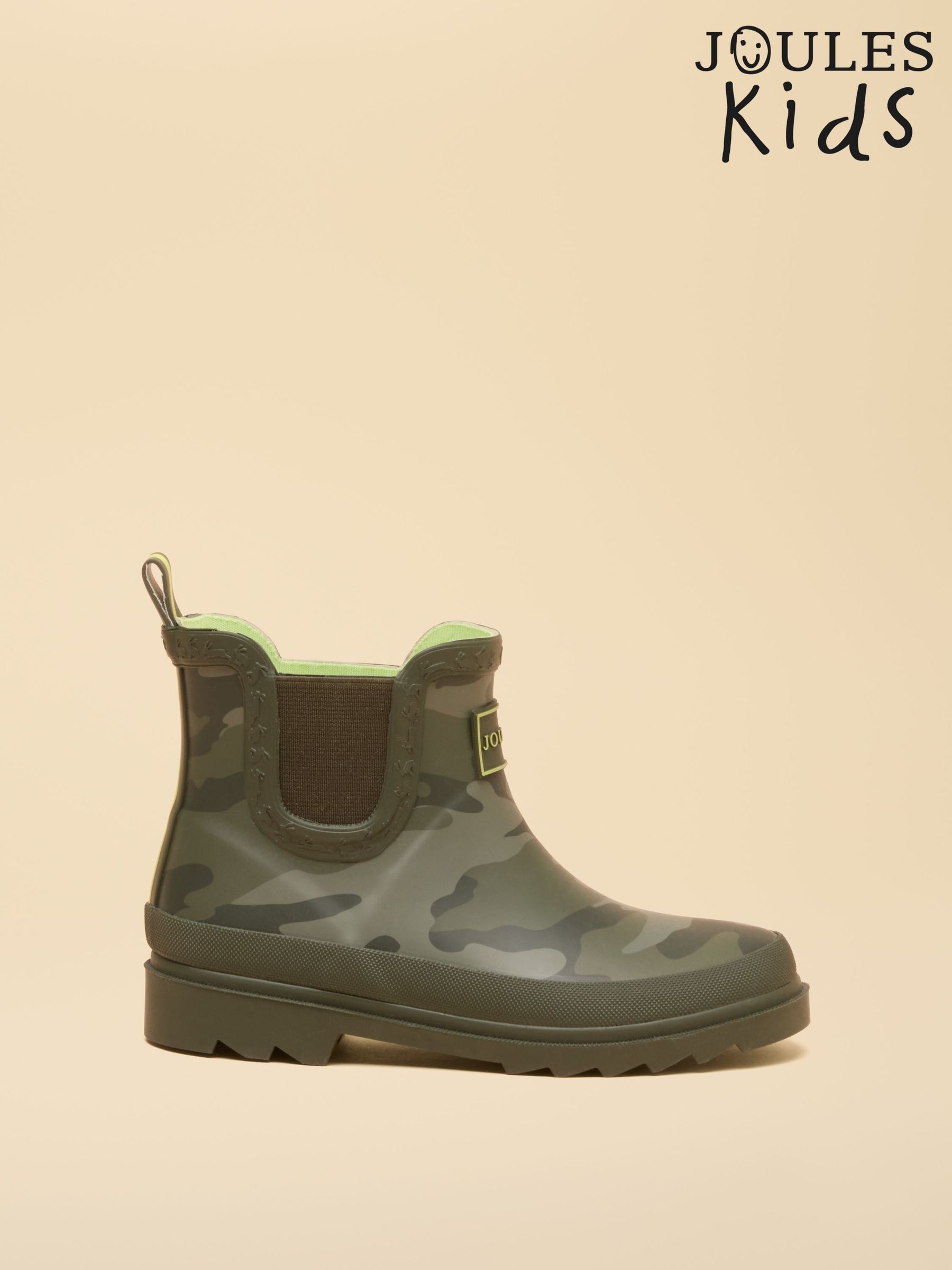 Khaki Camo - Ankle Wellies