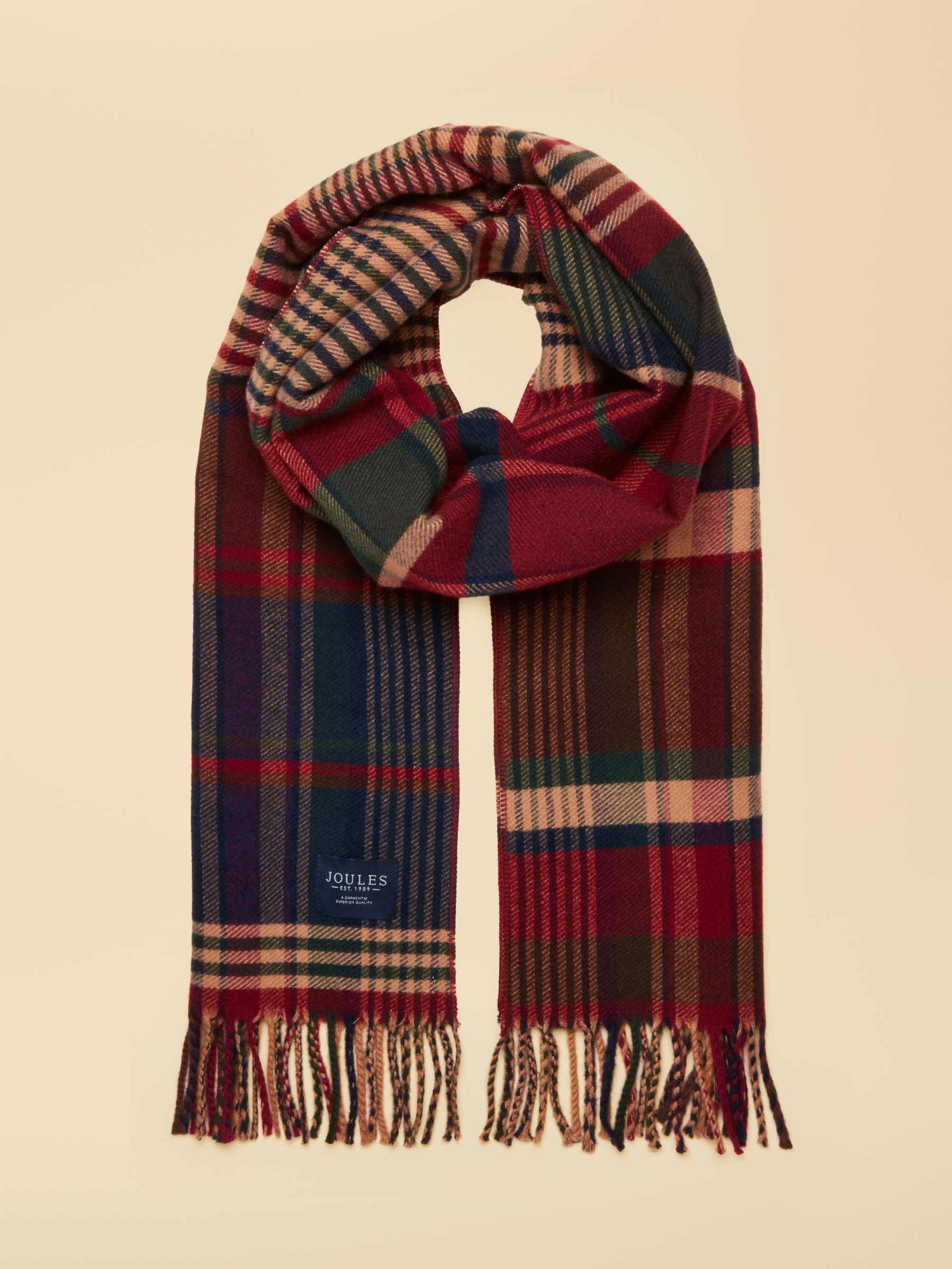 Burgundy Hotch Potch - Regular Scarf