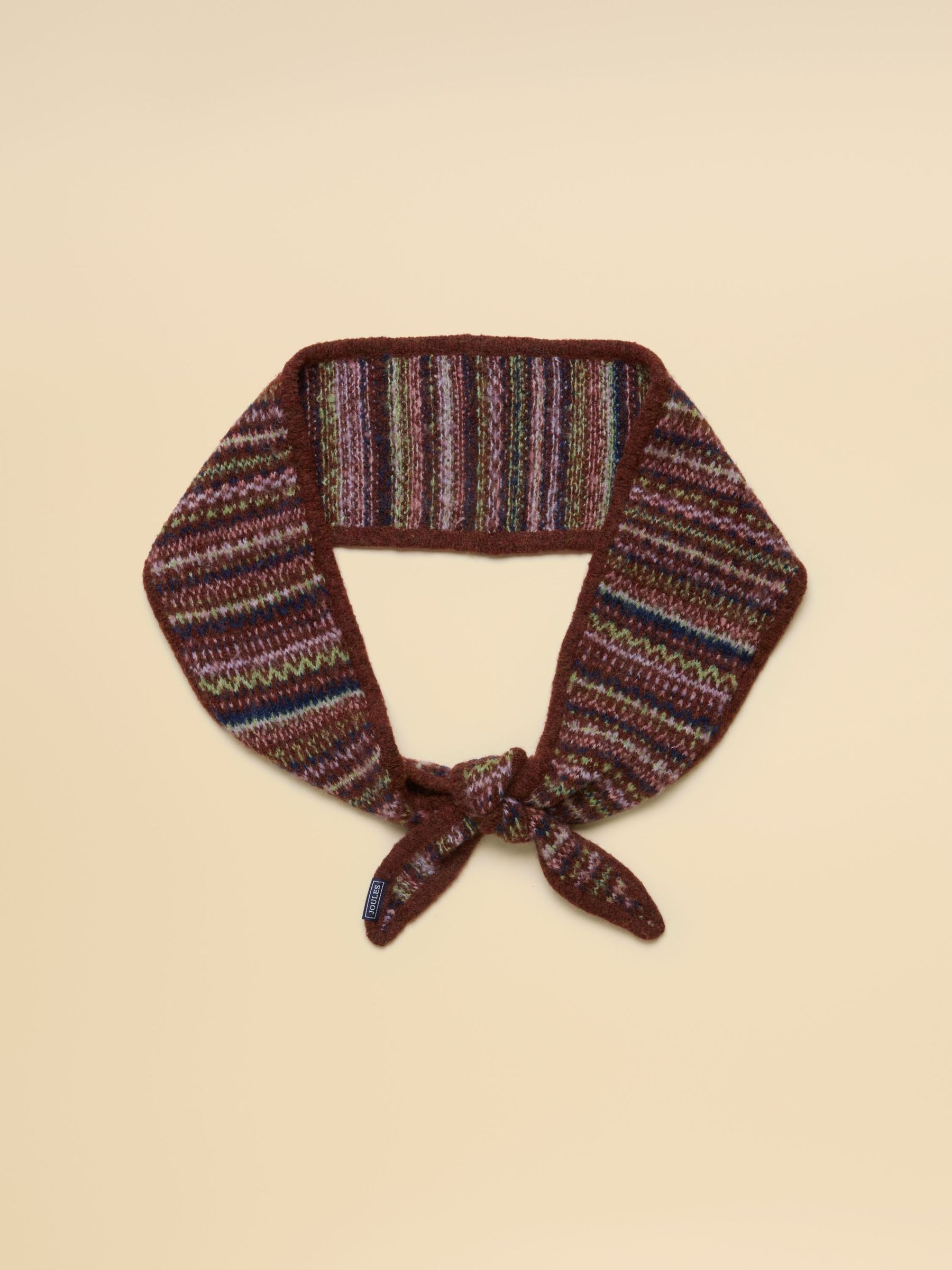 Brown Fairisle - Neckerchief