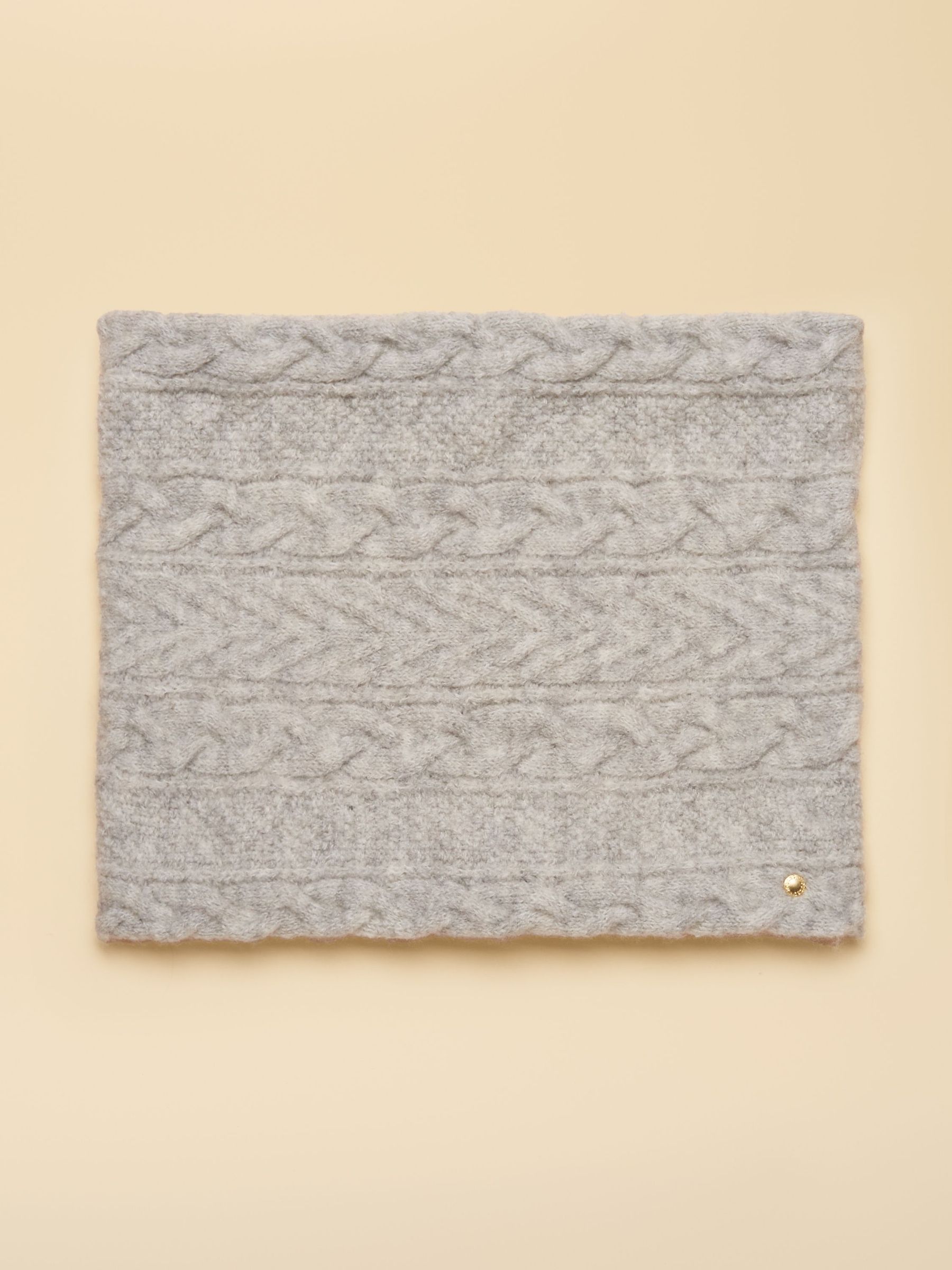 Grey - Cosy Lined Snood