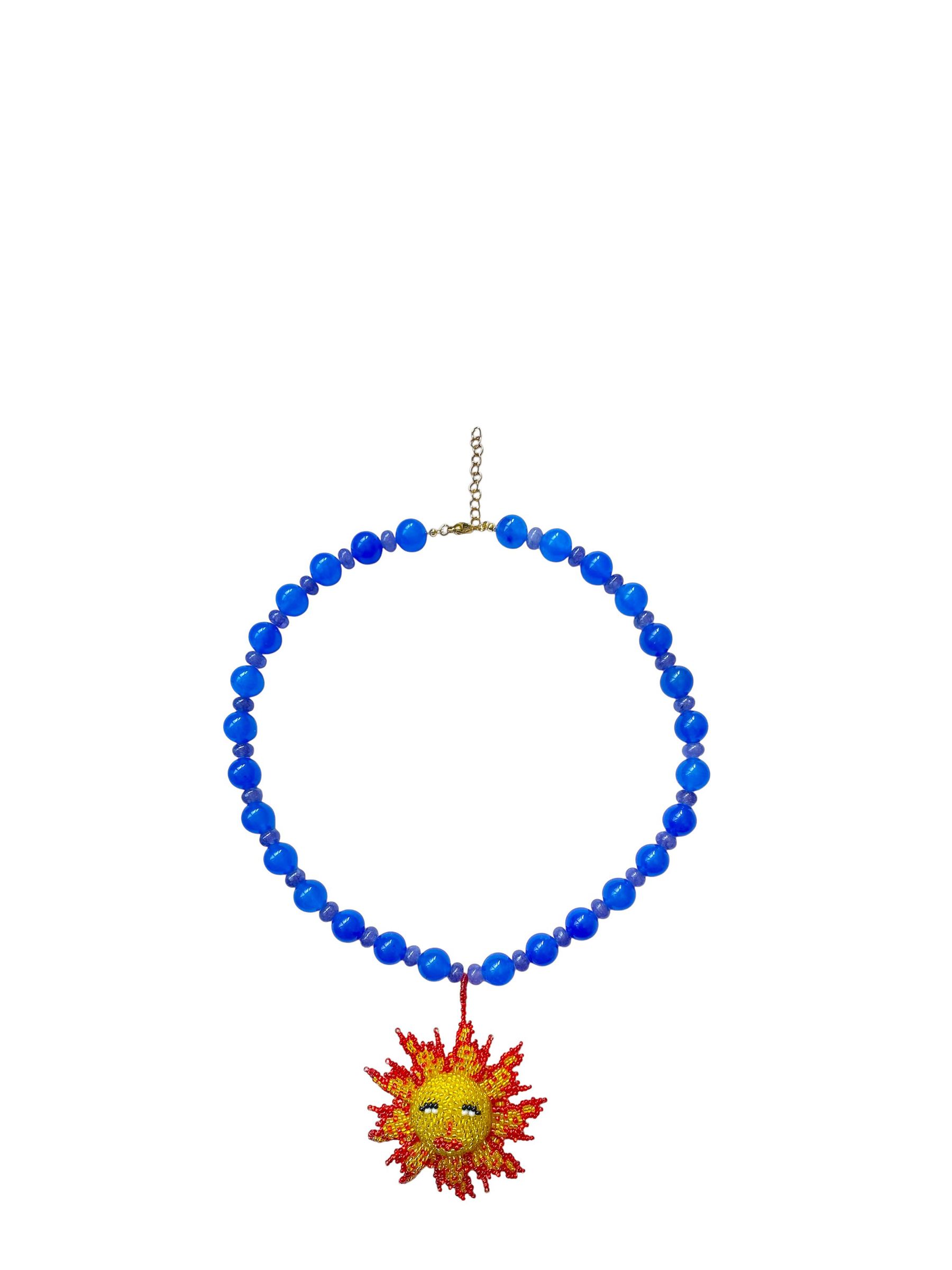 Minerva Blue Sunset Necklace (Y33167) | £169
