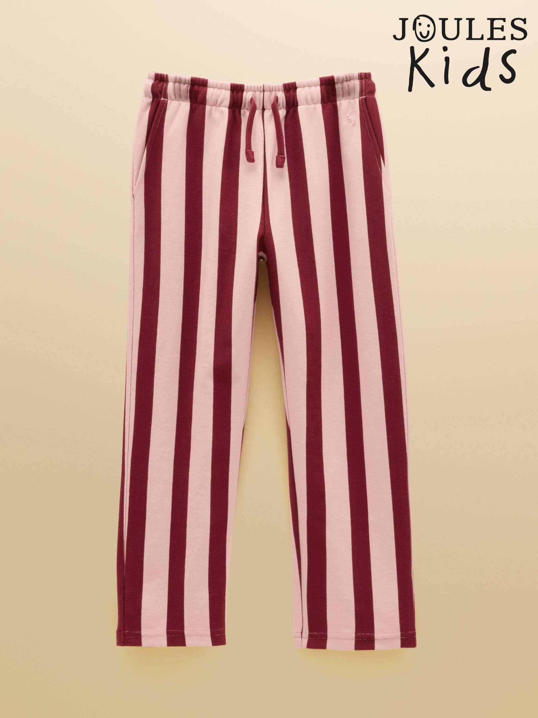 Pink & Burgundy - Pull On Trousers