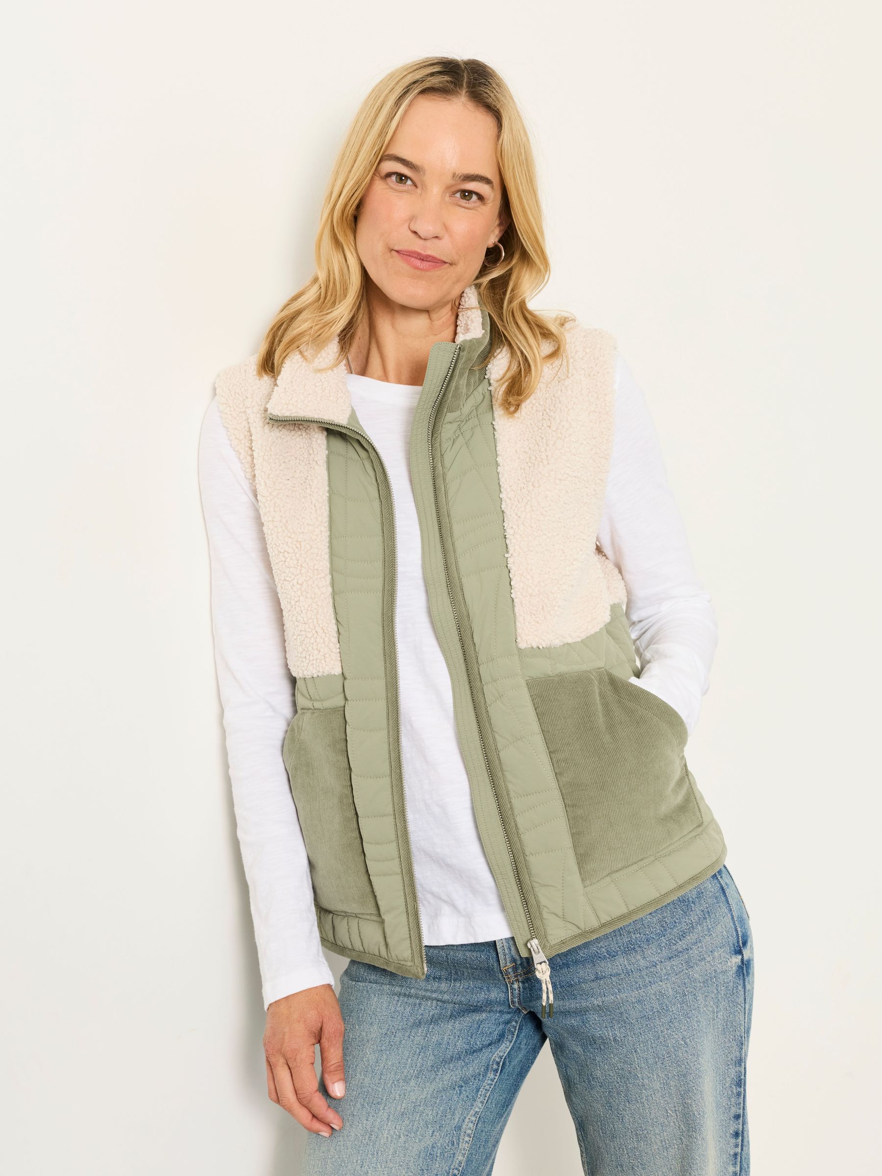 Green - Padded Gilet