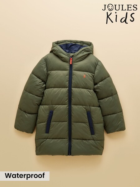 Khaki Green - Showerproof Padded Coat