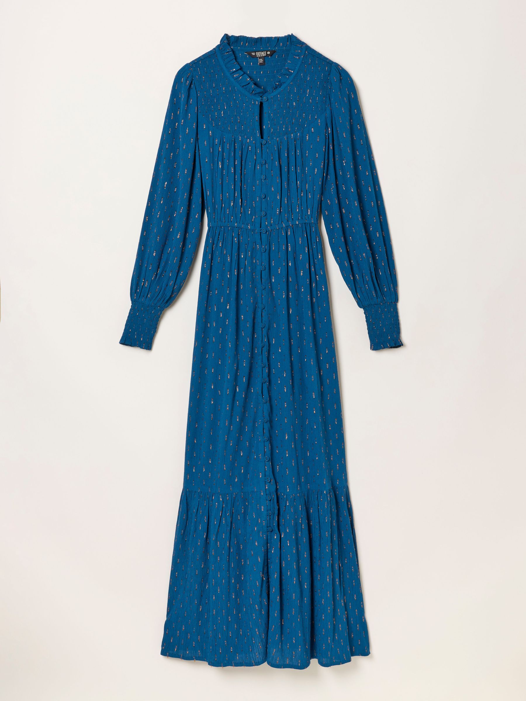 Teal Blue - Sparkle Maxi Dress