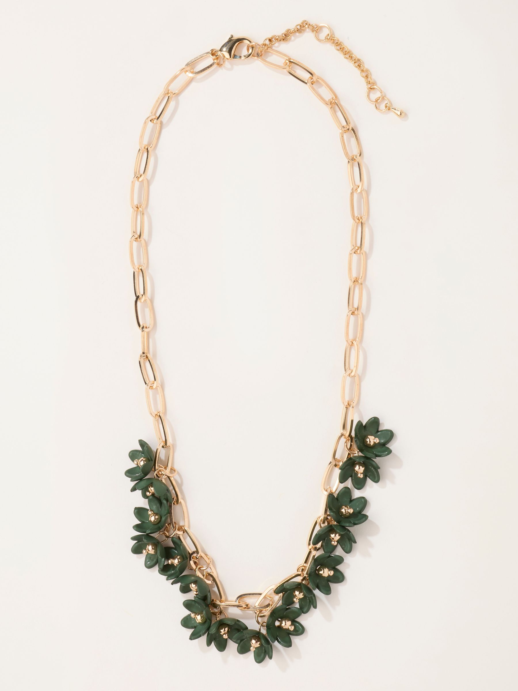 Green - Statement Party Necklace
