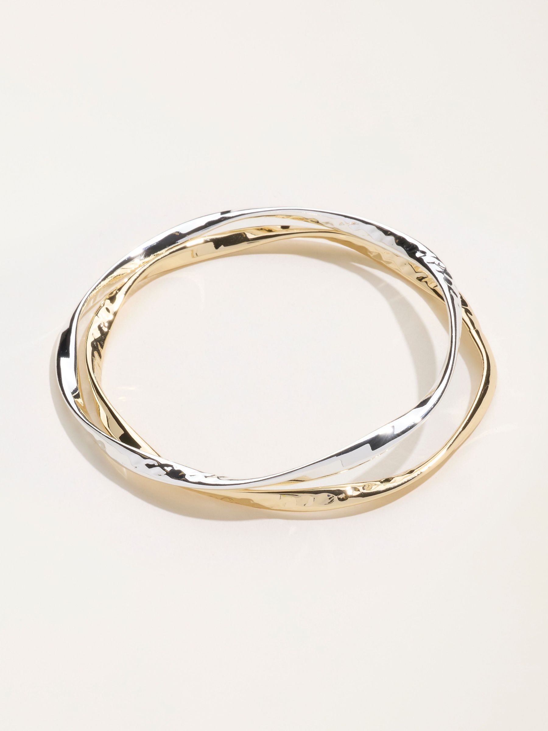 Gold Silver Tone - 2 Pack Of Bangles