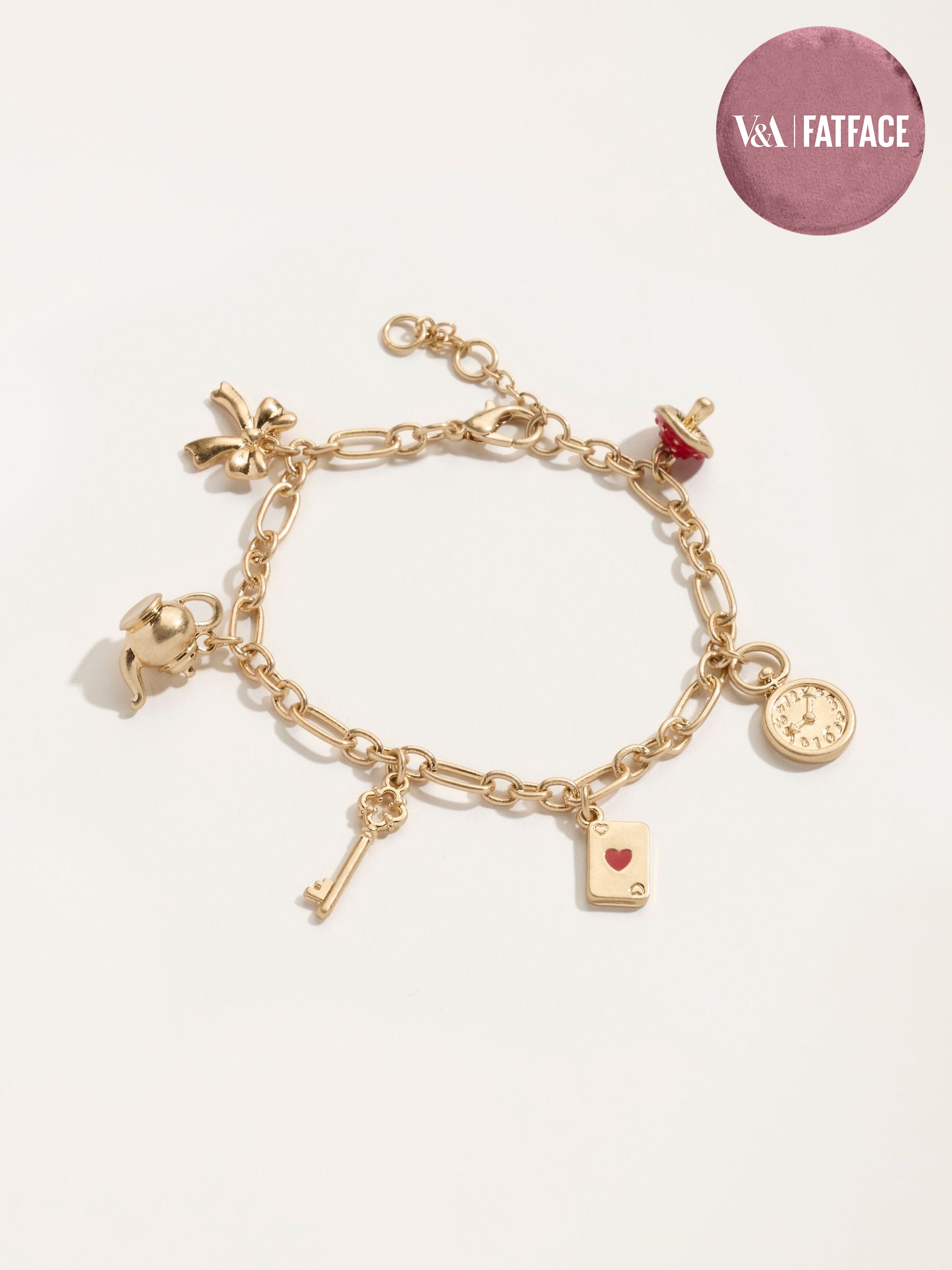 Gold Tone - Charm Bracelet