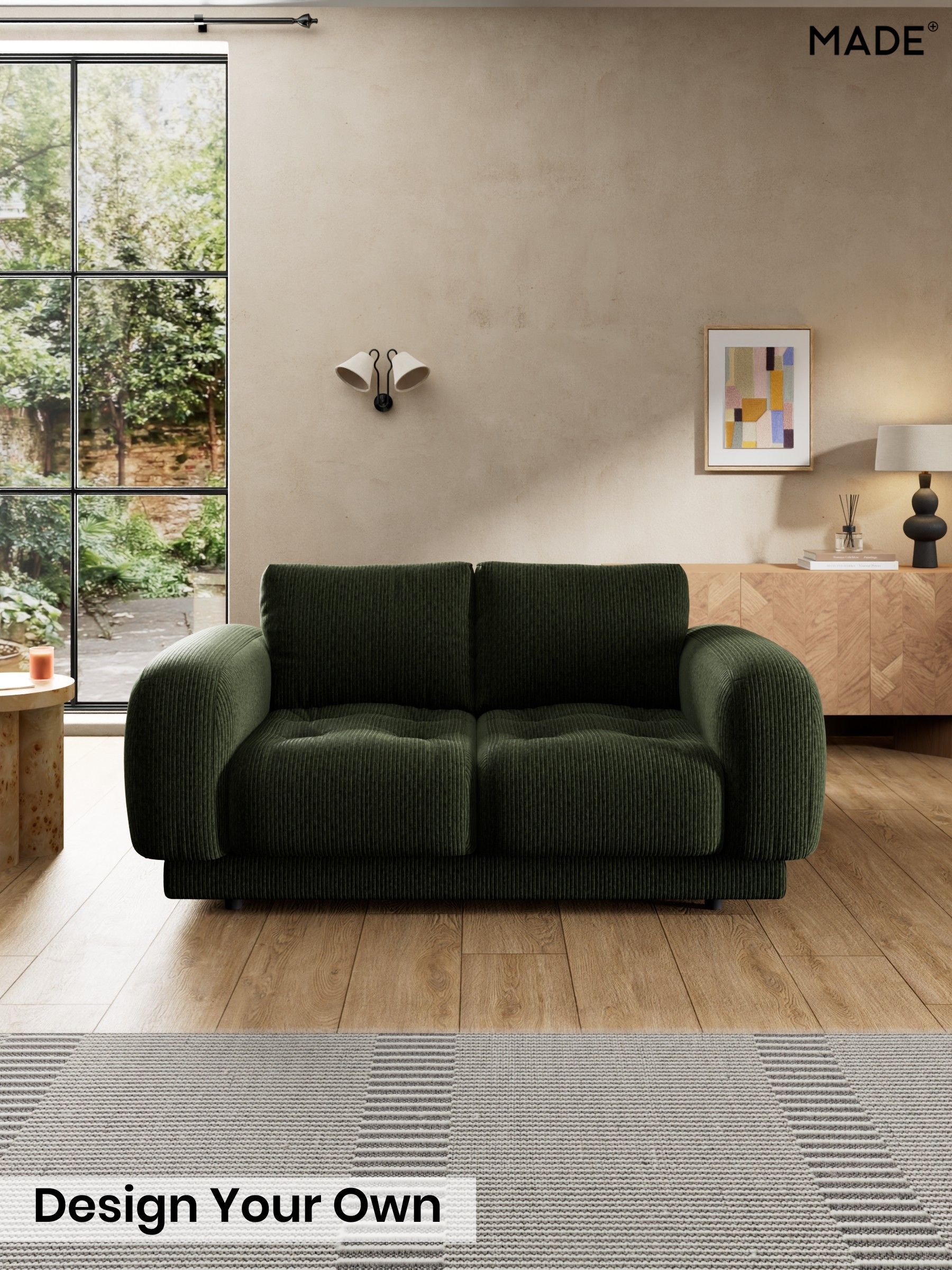 Matt Corduroy/Fennel Green - Flint By Made
