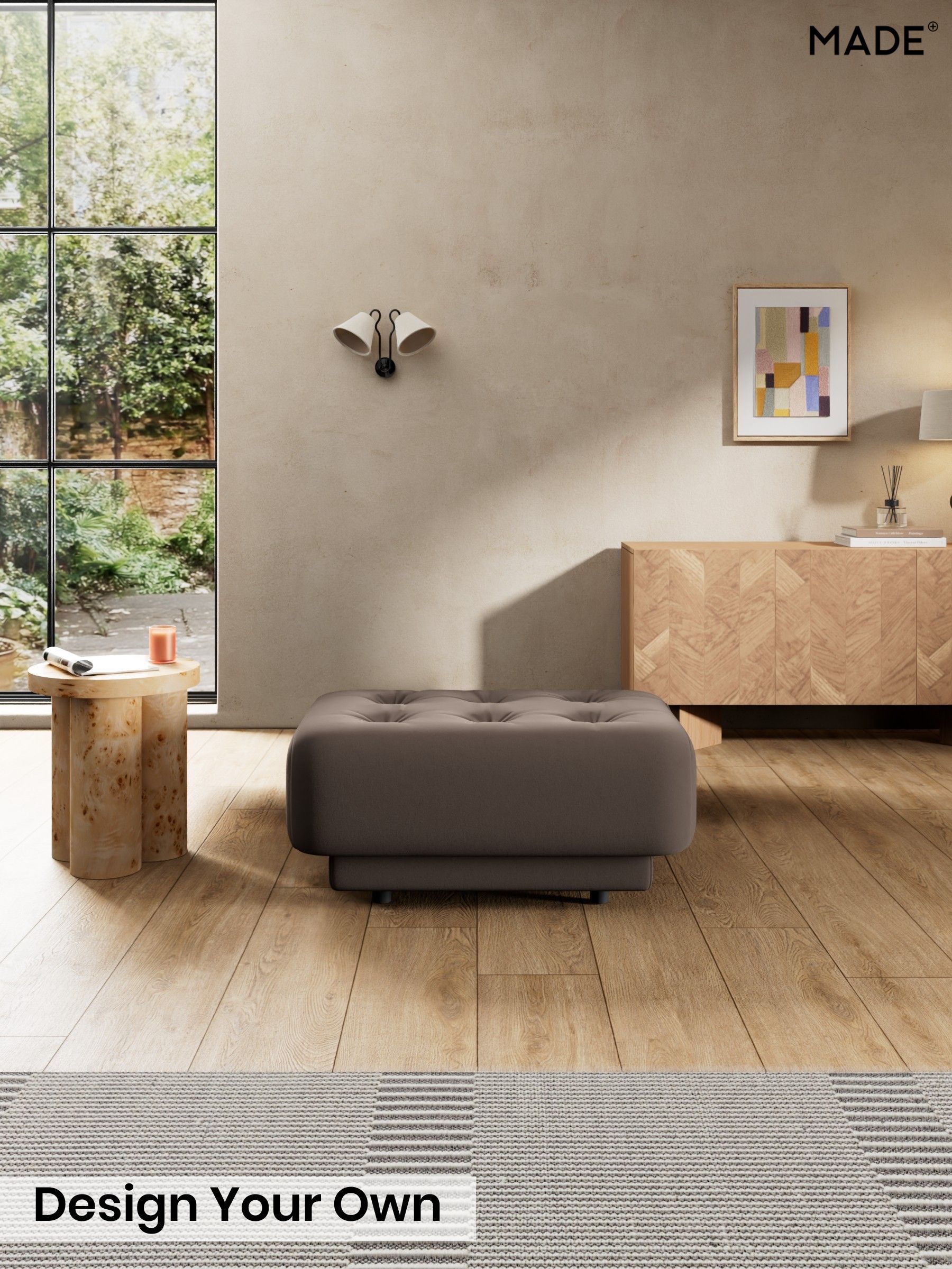Matt Velvet Easy Clean/Soft Brown - Flint By Made