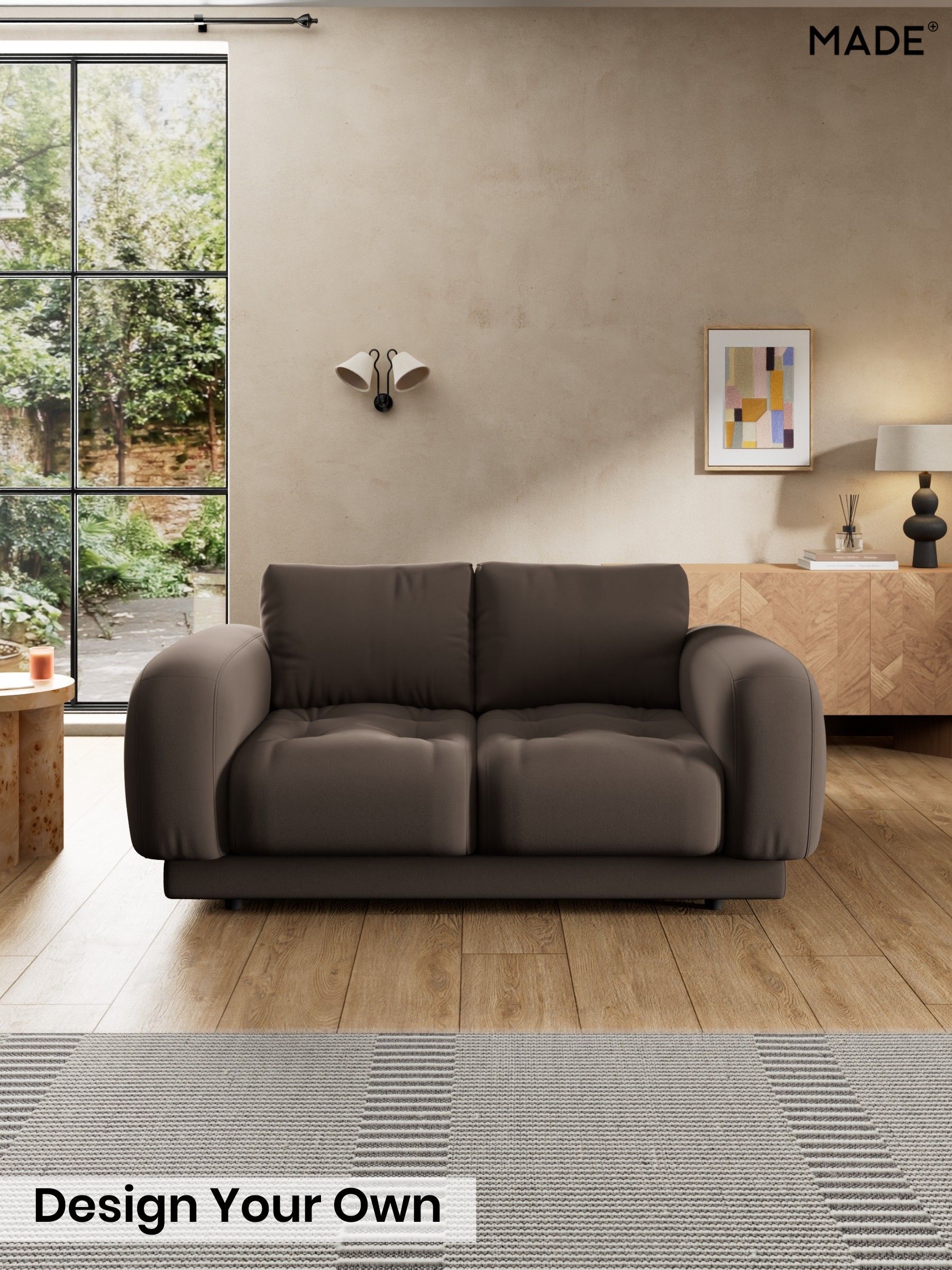 Matt Velvet Easy Clean/Soft Brown - Flint By Made