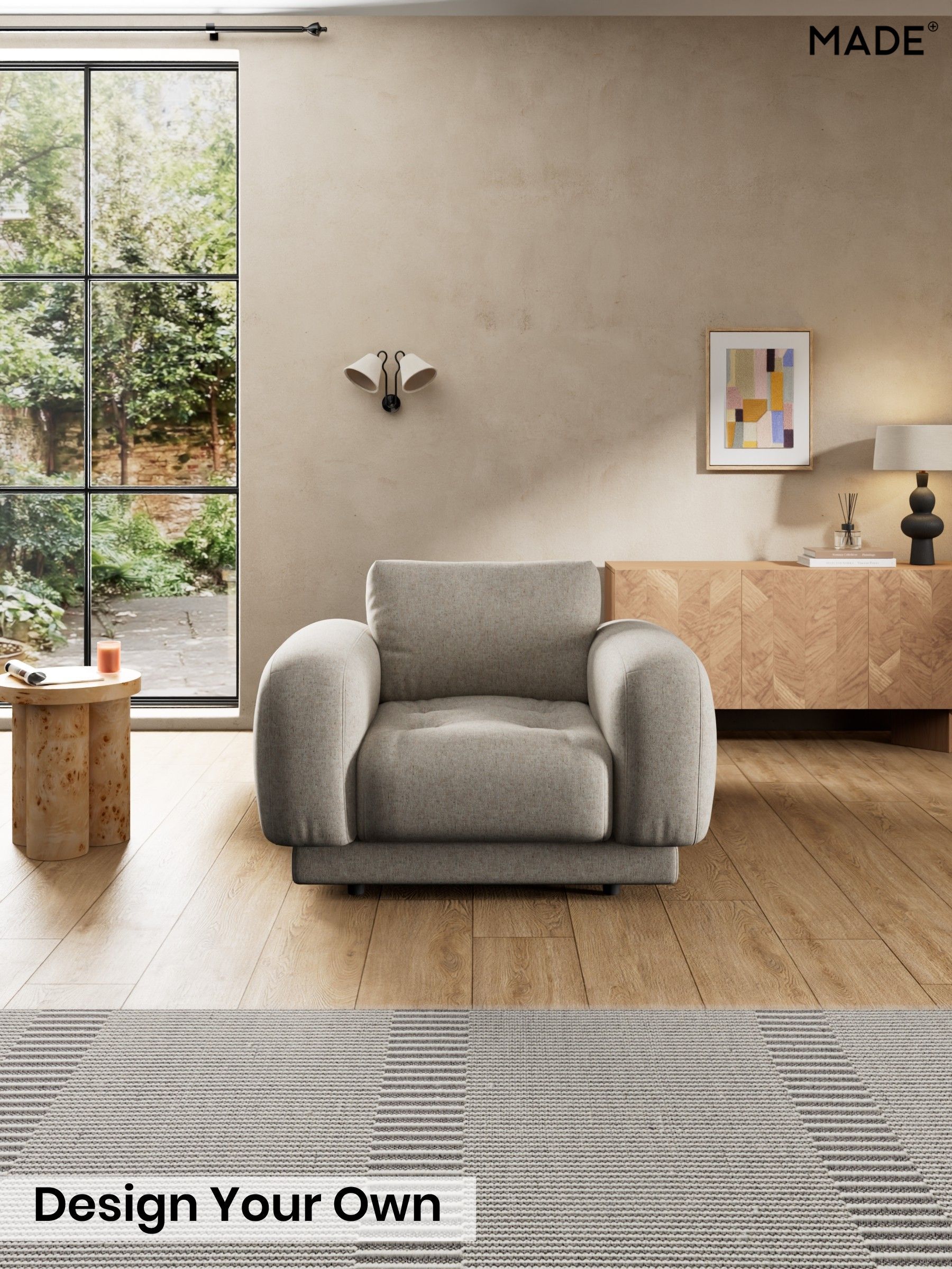 Woven Fleck/Natural - Flint By Made