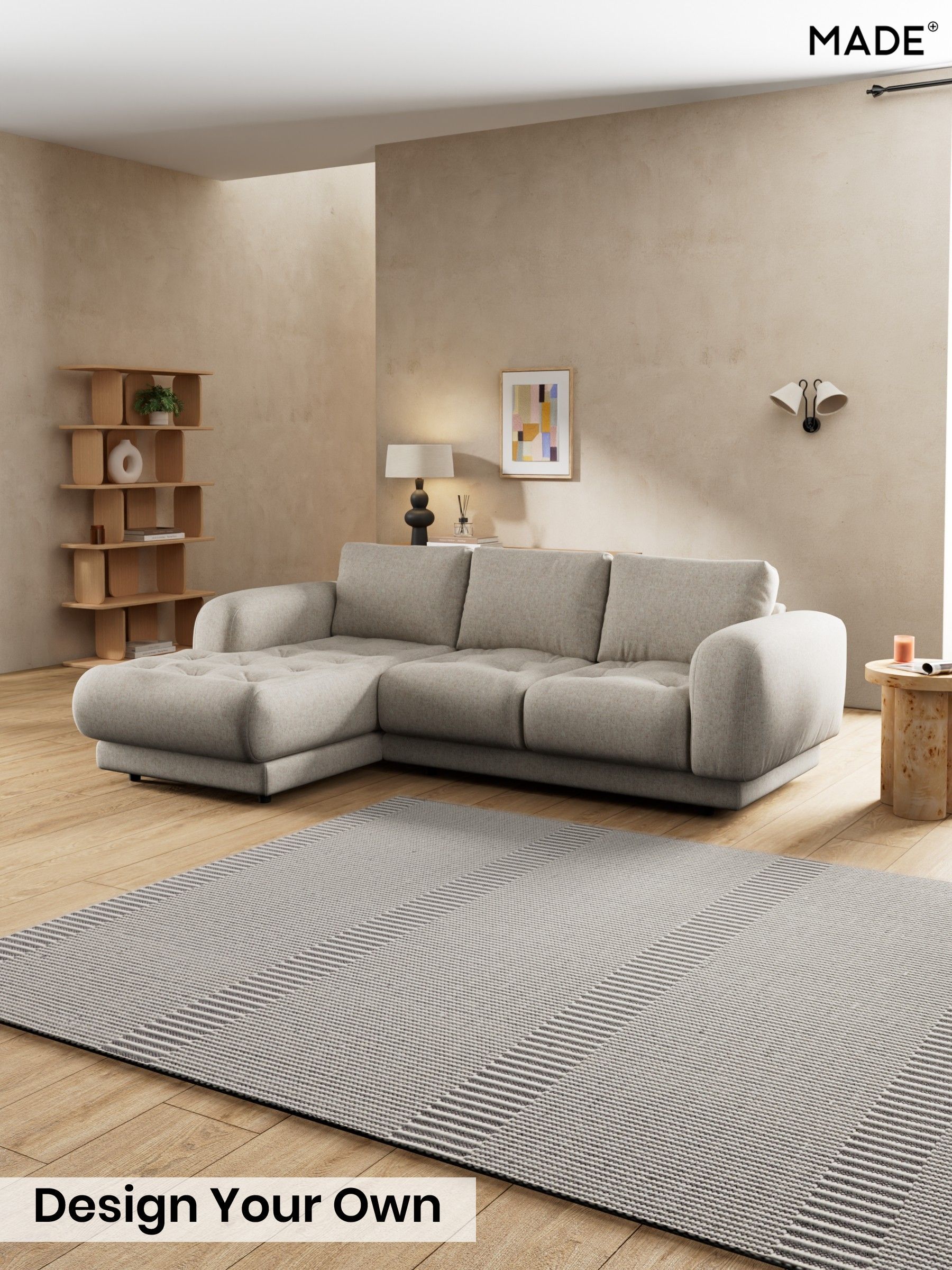 Woven Fleck/Natural - Flint By Made