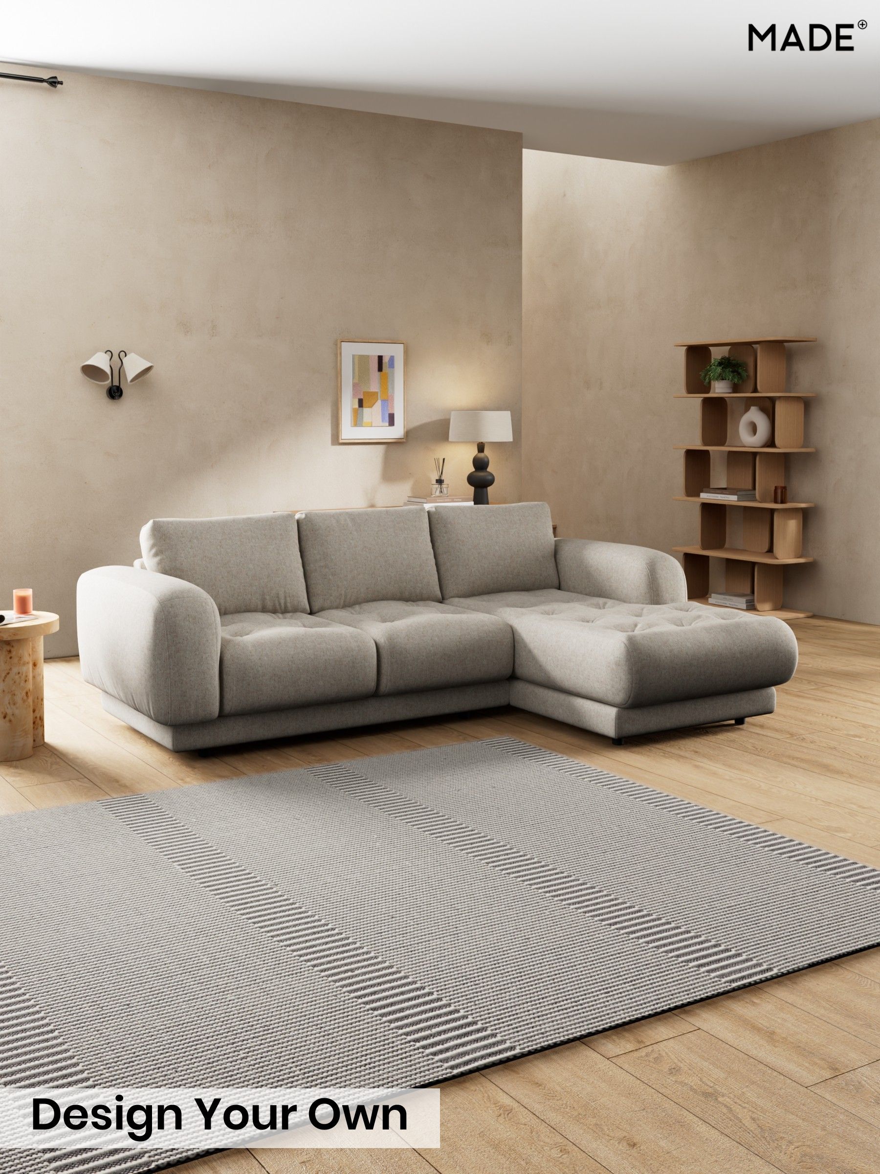Woven Fleck/Natural - Flint By Made