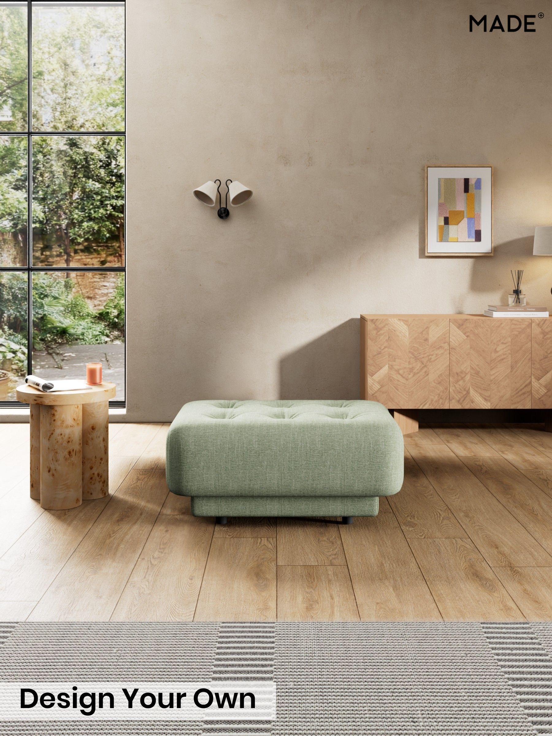 Woven Fleck/Sage Green - Flint By Made