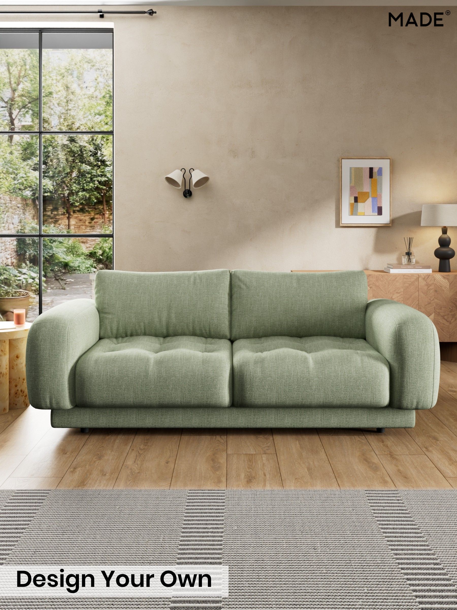 Woven Fleck/Sage Green - Flint By Made