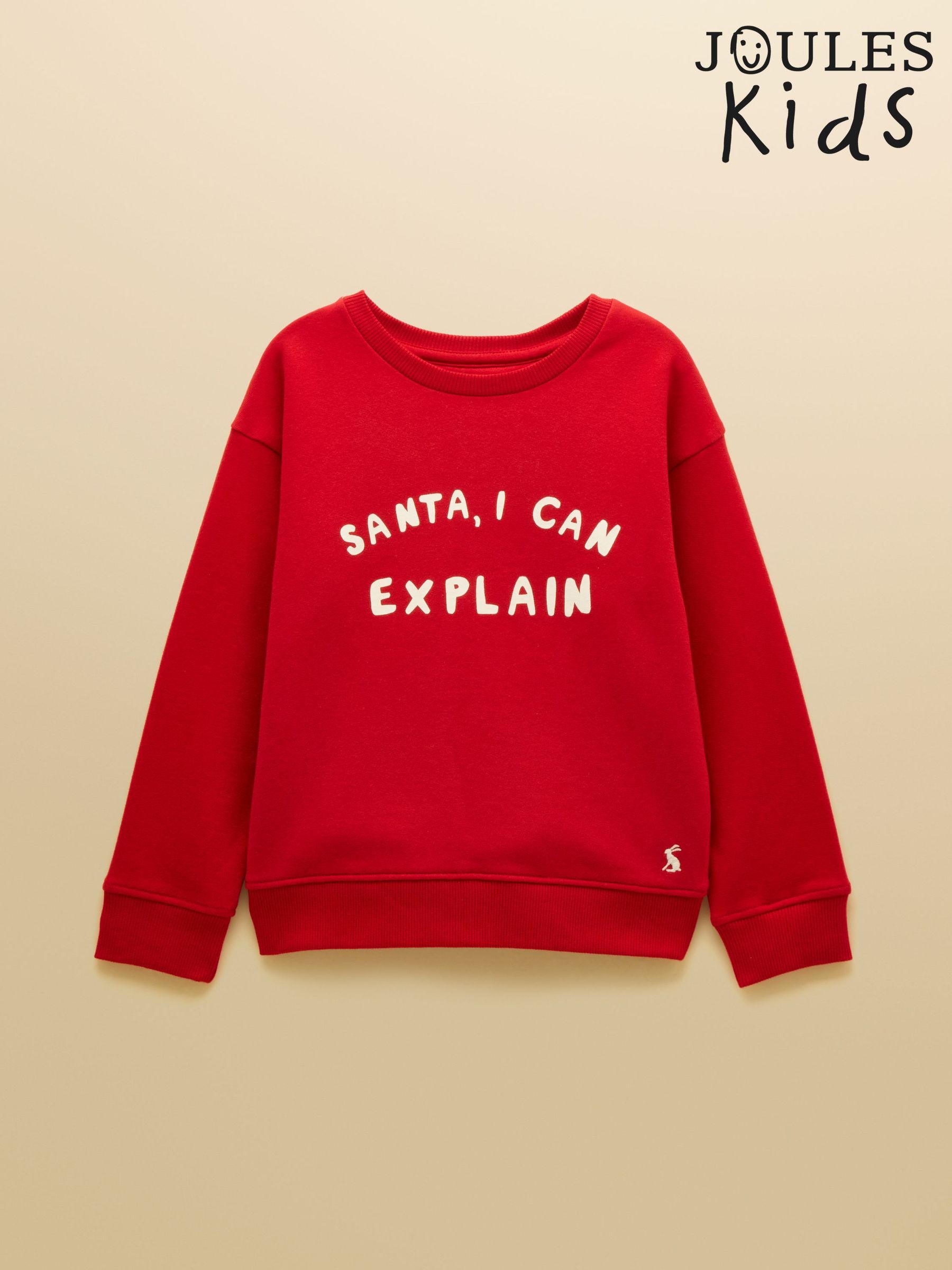 Red Santa - Slogan Crew Neck Sweatshirt