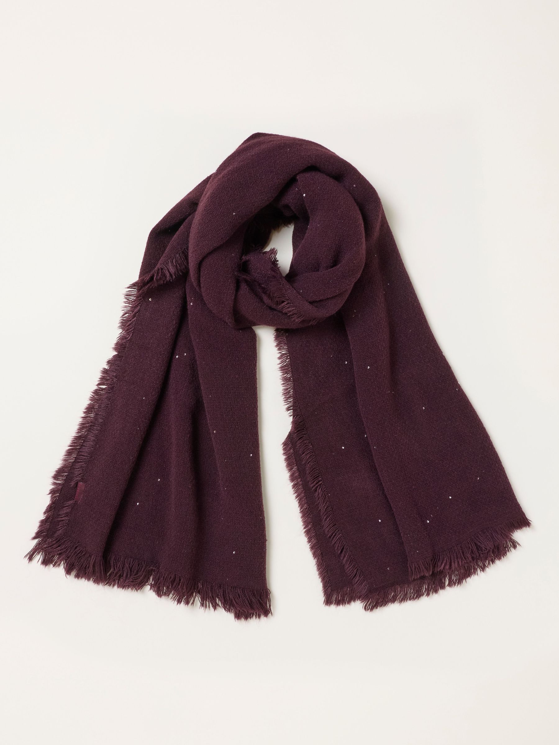 Purple - Sequin Scarf