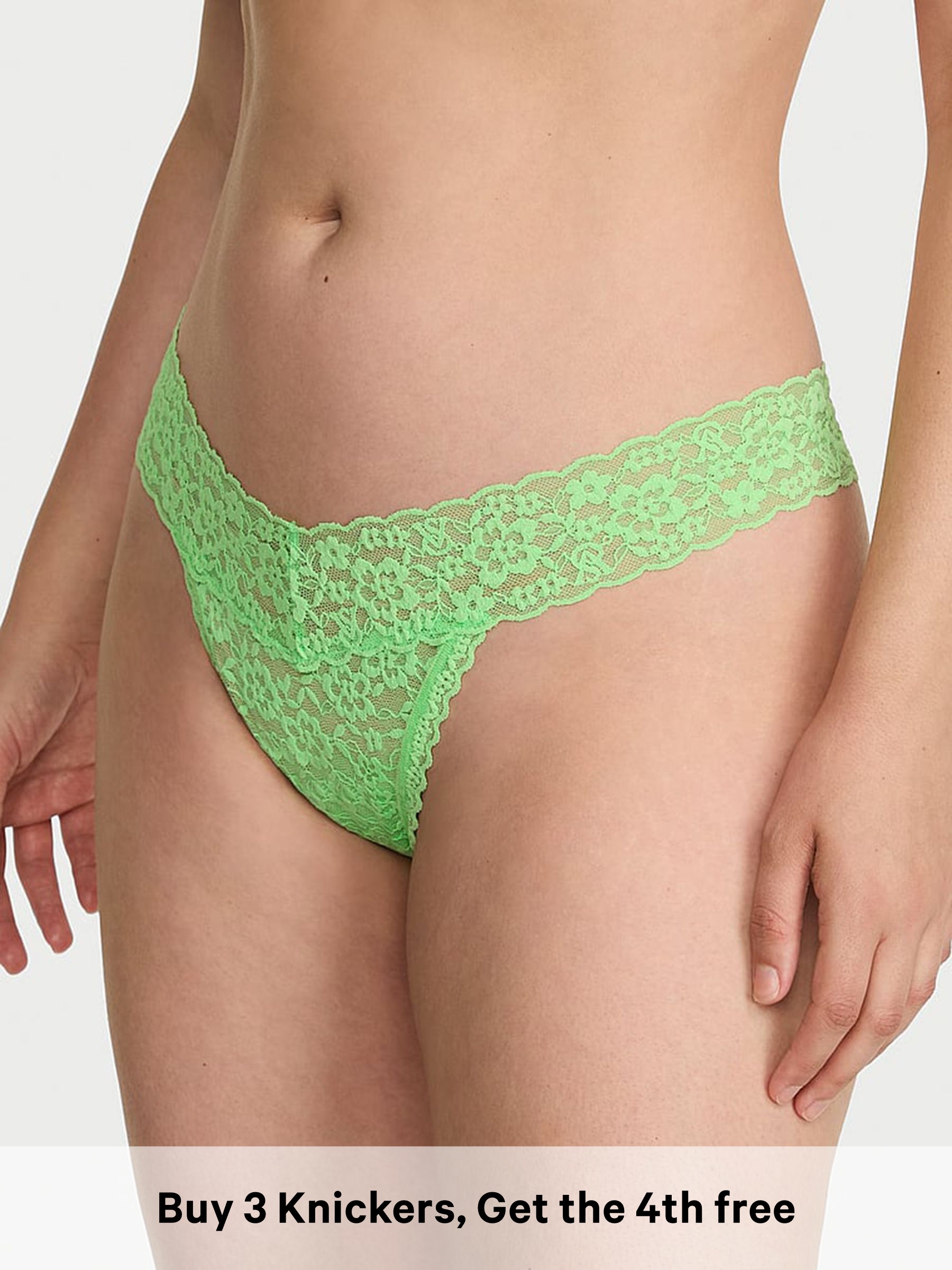 Green Pistachio - Thong Knickers