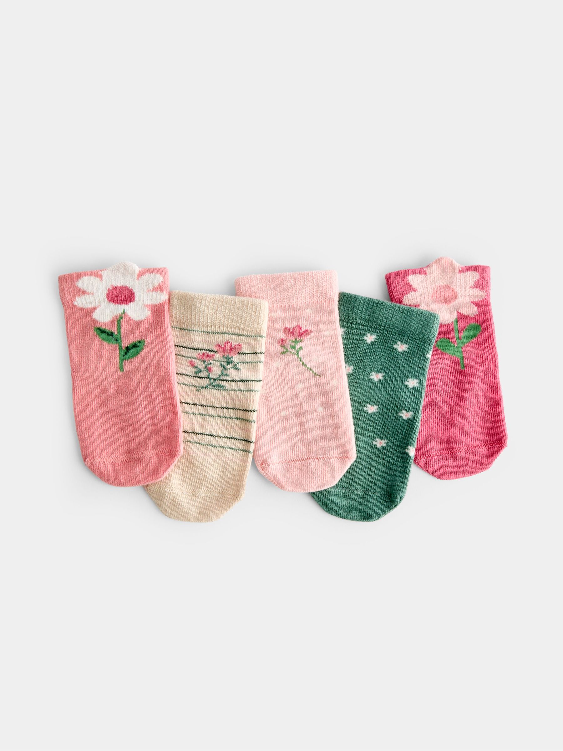 Pink Flower - Socks