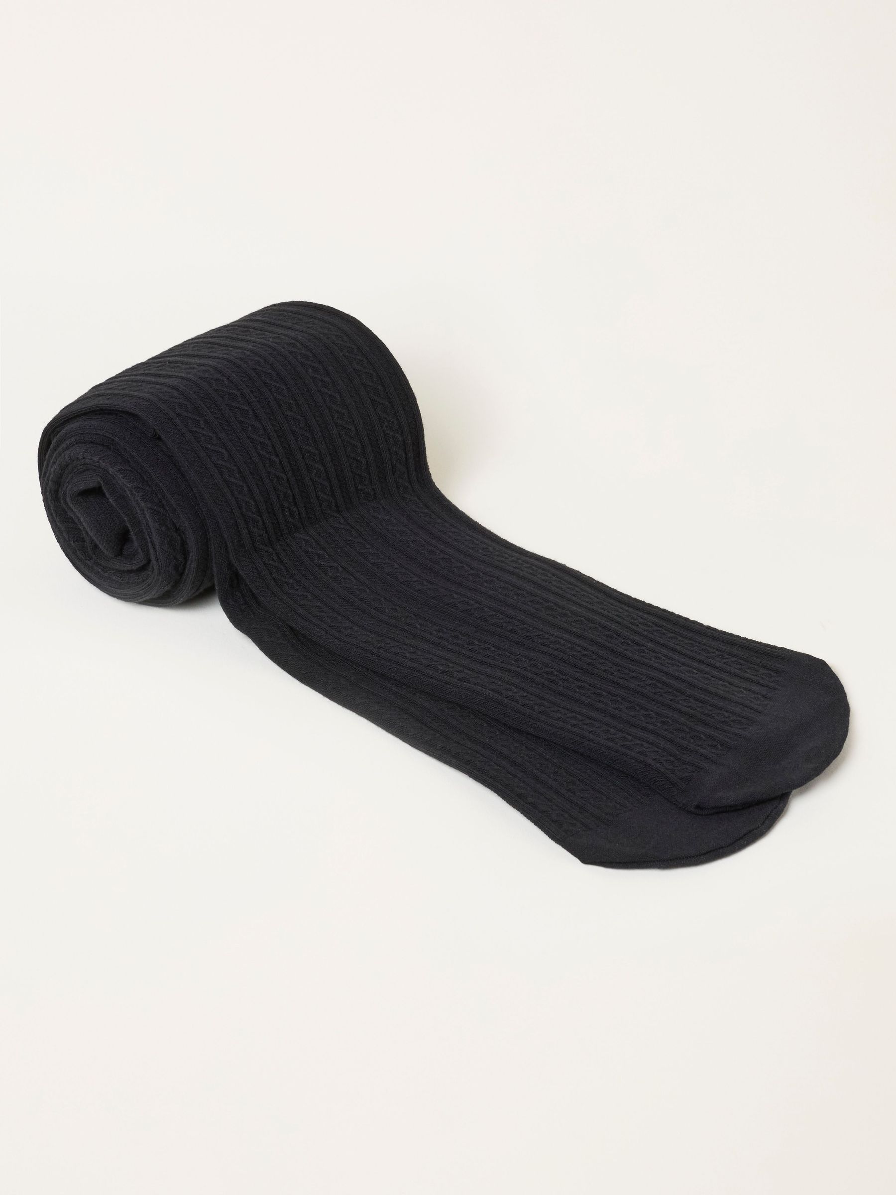 Black - Cable Tights